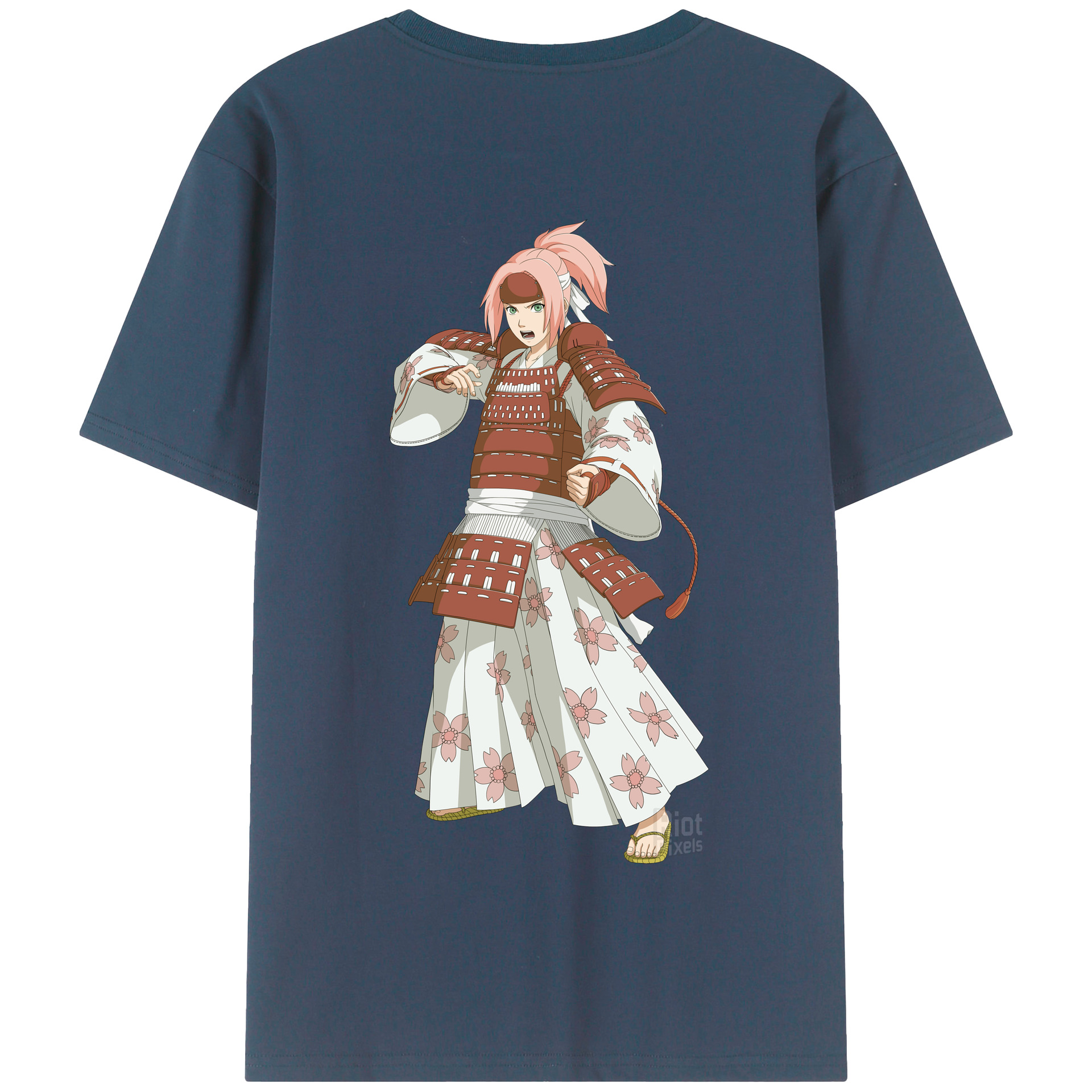 （画像用） NARUTO -ナルト- 春野サクラ Haruno Sakura 綿100％半袖Tシャツ（背面プリント）