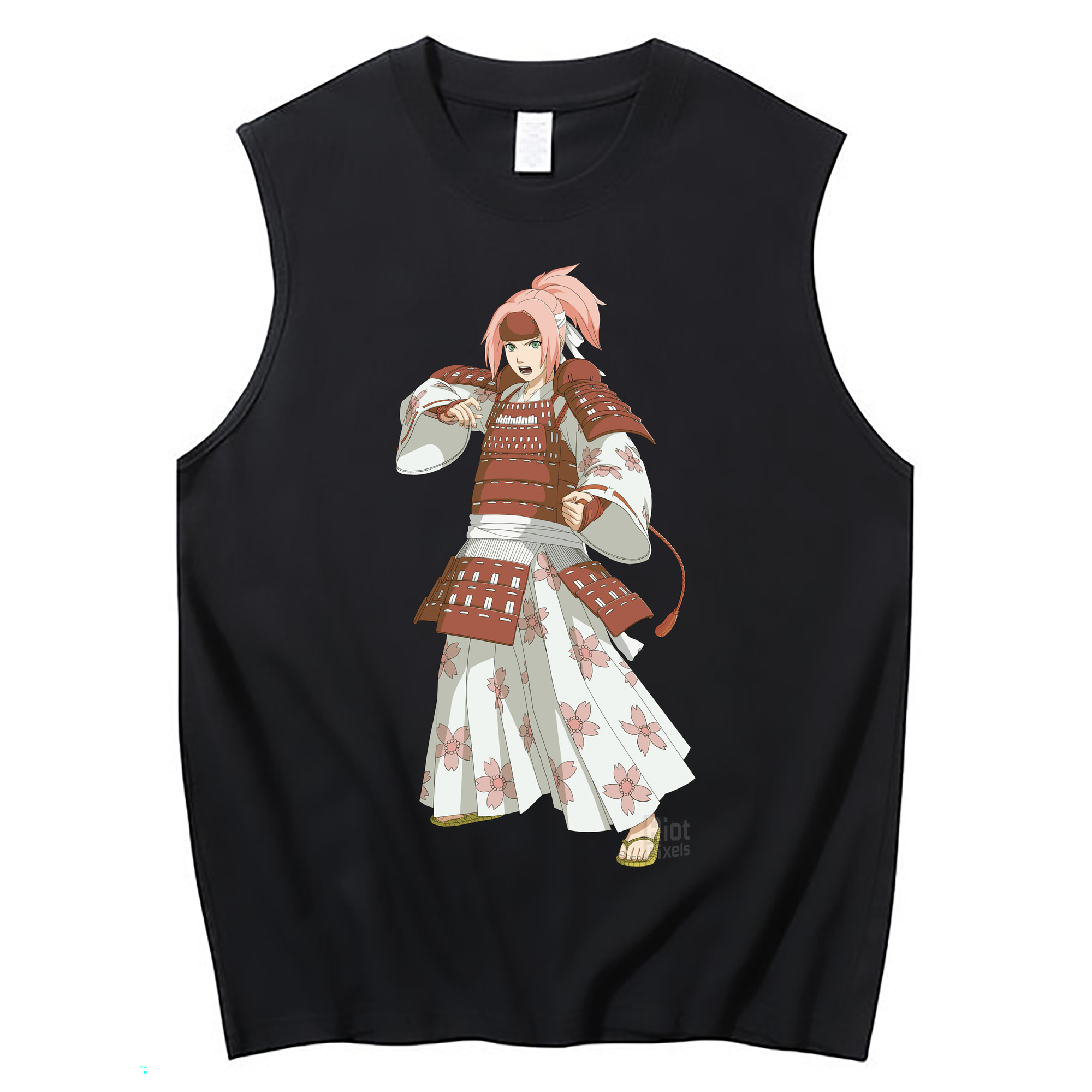 （画像用） NARUTO -ナルト- 春野サクラ Haruno Sakura コットン100％タンクトップ（フロントプリント）