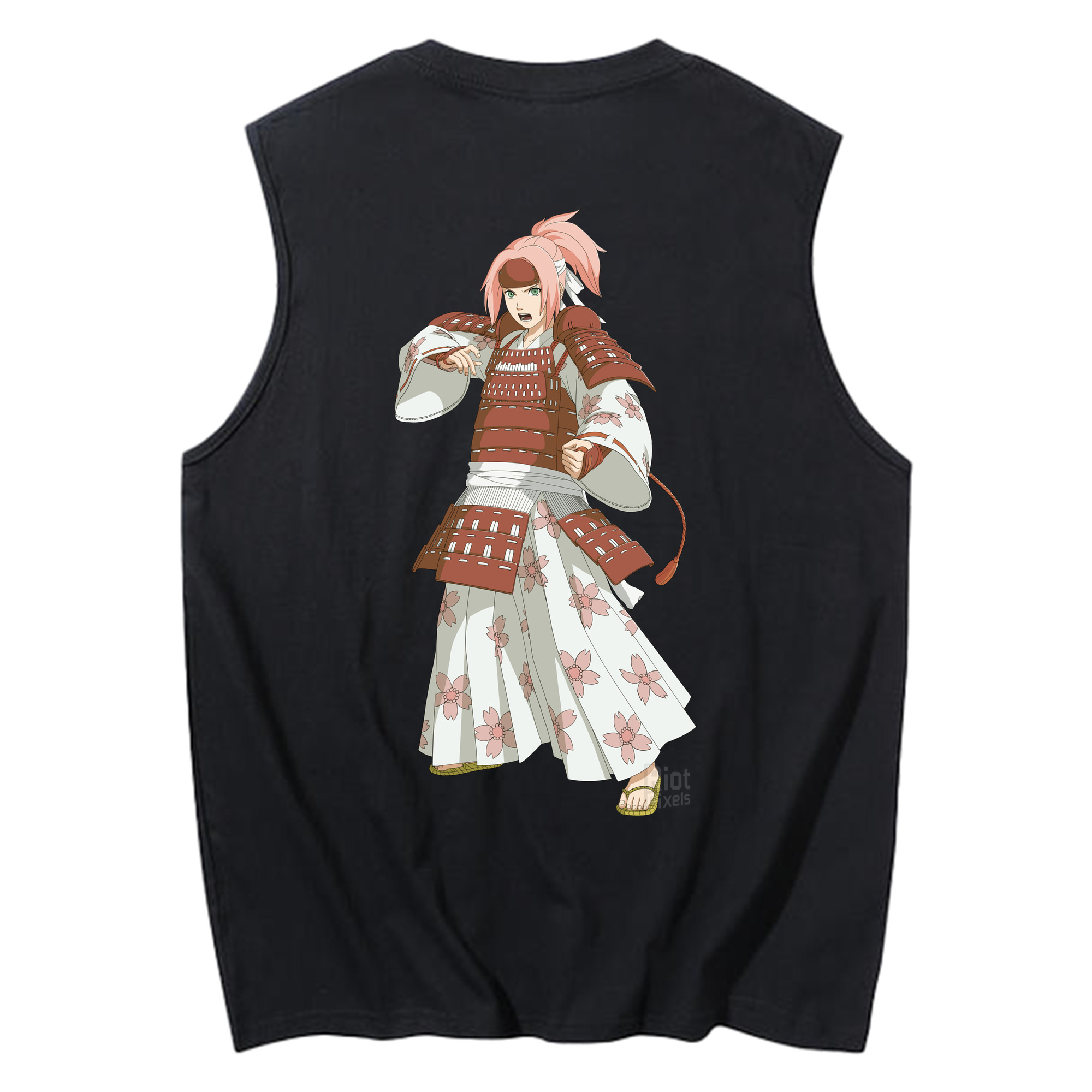 （画像用） NARUTO -ナルト- 春野サクラ Haruno Sakura コットン100％タンクトップ（背面プリント）