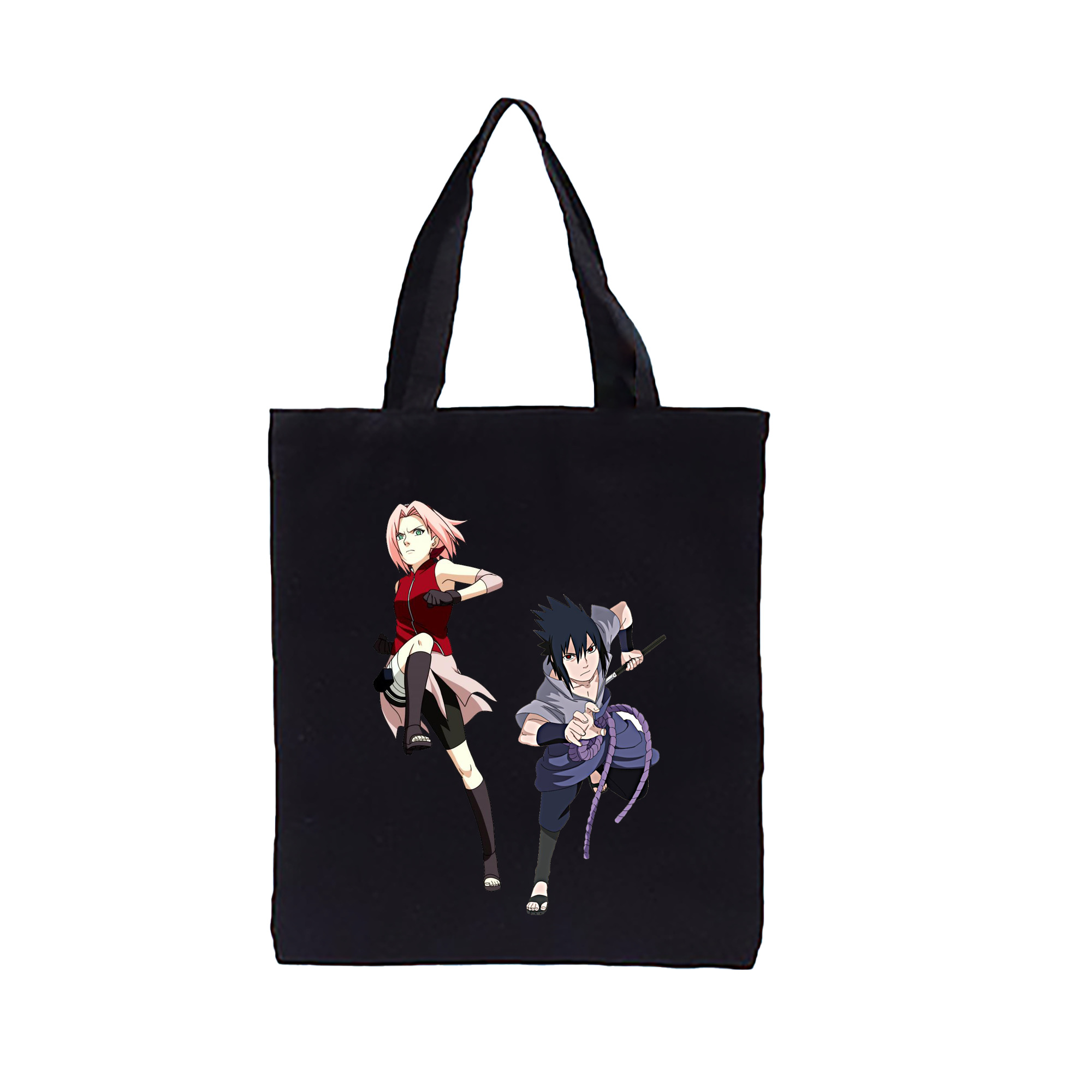 （画像用） NARUTO -ナルト- 春野サクラ Haruno Sakura 縦型キャンバス生地手提げバッグ　トートバッグ