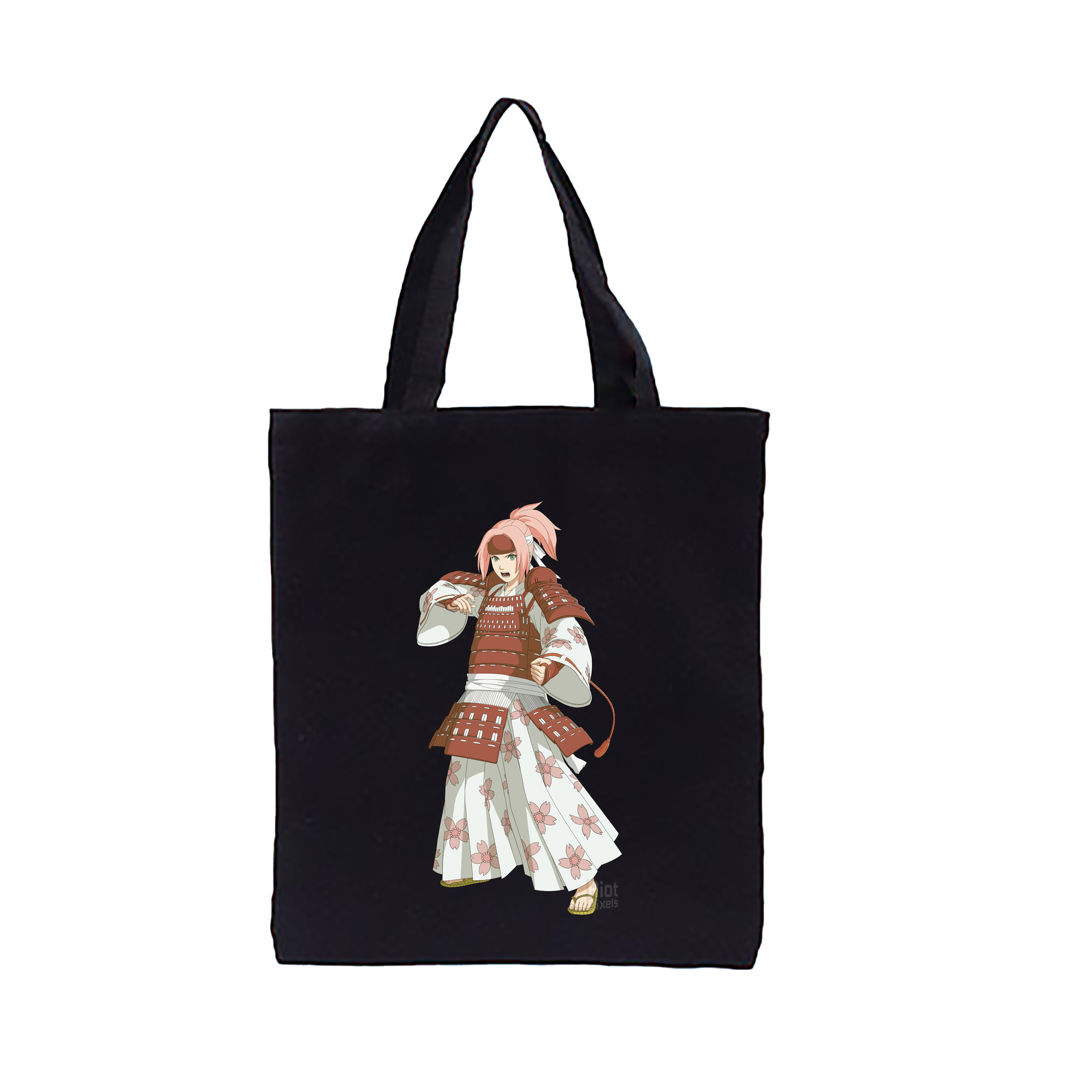 （画像用） NARUTO -ナルト- 春野サクラ Haruno Sakura 縦型キャンバス生地手提げバッグ　トートバッグ
