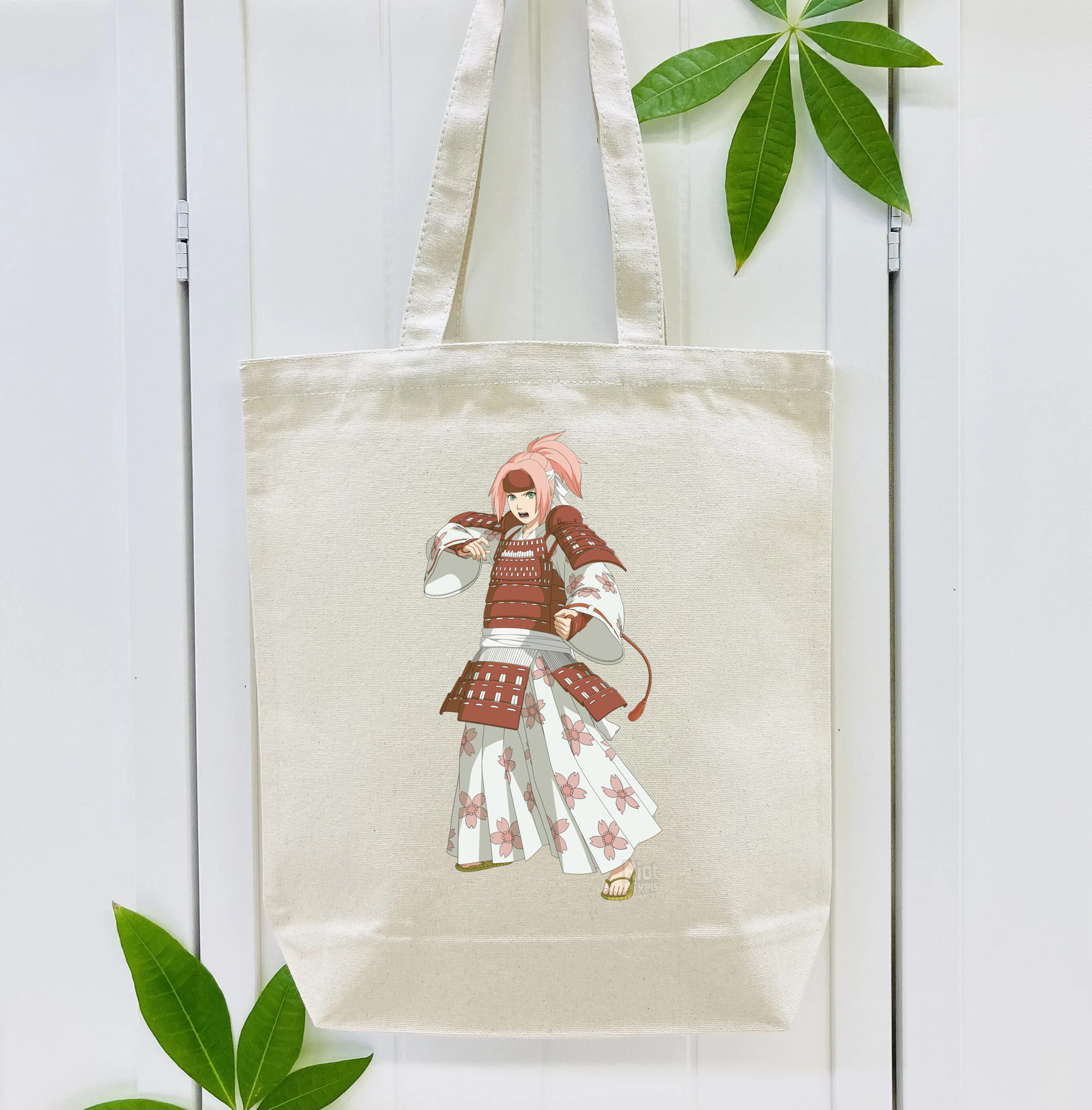 NARUTO -ナルト- 春野サクラ Haruno Sakura 縦型キャンバス生地手提げバッグ　トートバッグ
