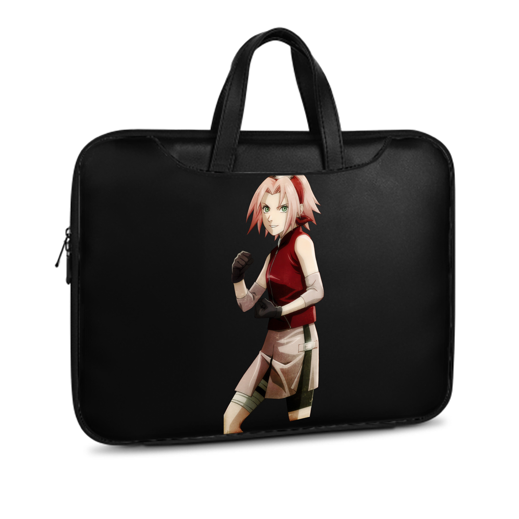 （画像用） NARUTO -ナルト- 春野サクラ Haruno Sakura レザーラップトップバッグ　ノートパソコンケース