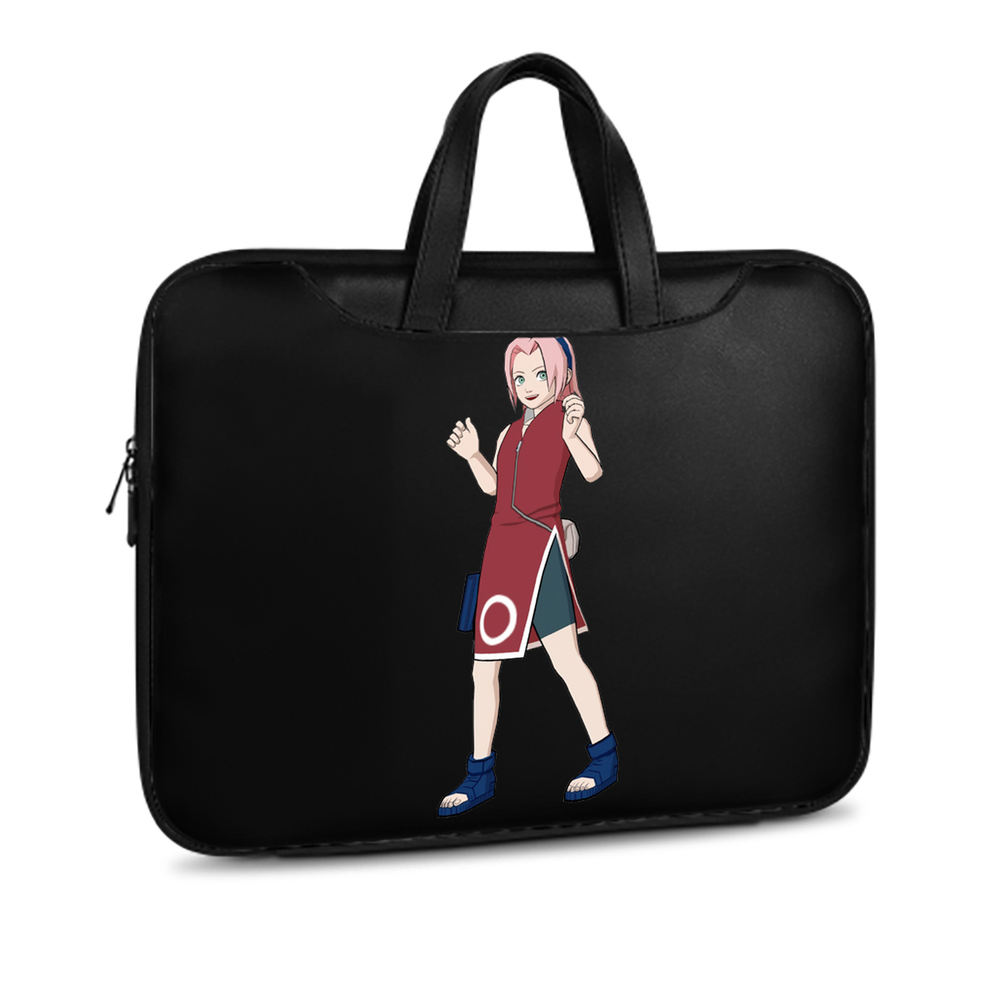 （画像用） NARUTO -ナルト- 春野サクラ Haruno Sakura レザーラップトップバッグ　ノートパソコンケース