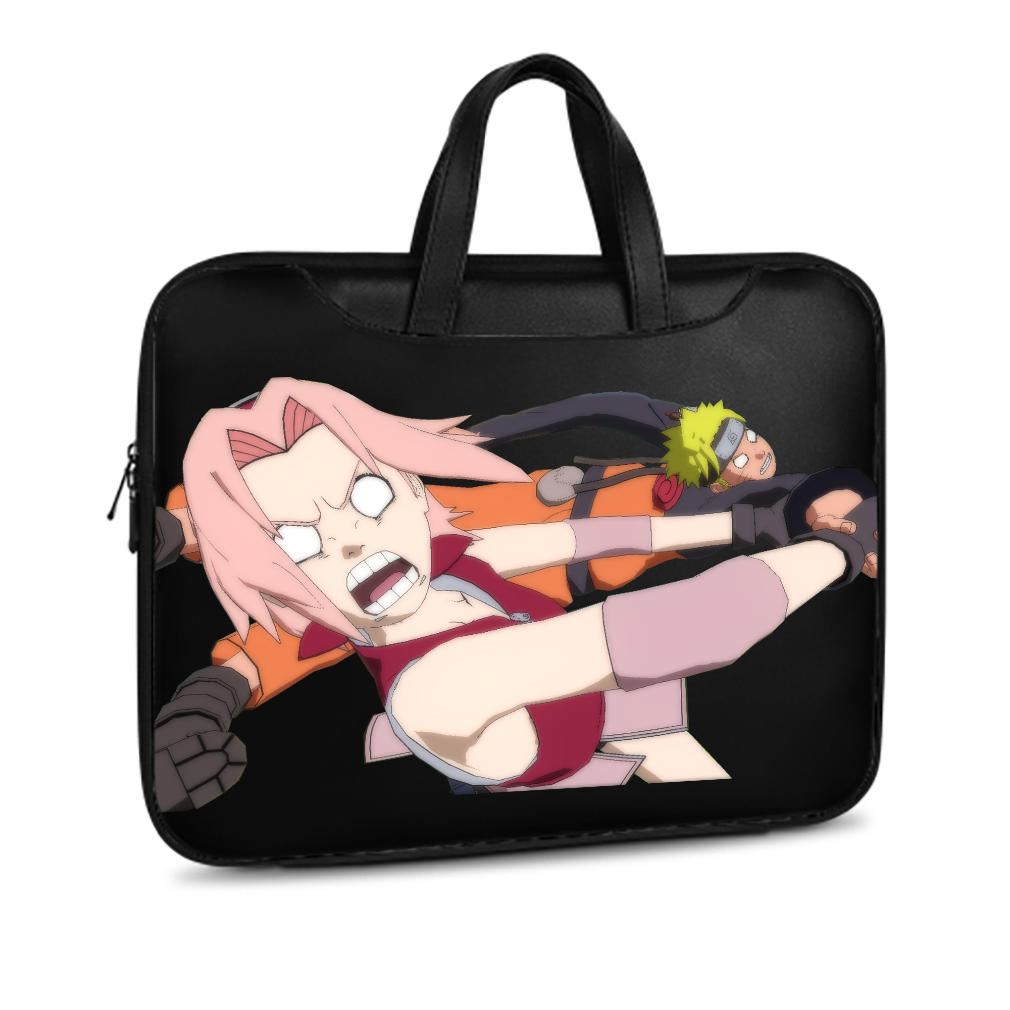 （画像用） NARUTO -ナルト- 春野サクラ Haruno Sakura レザーラップトップバッグ　ノートパソコンケース