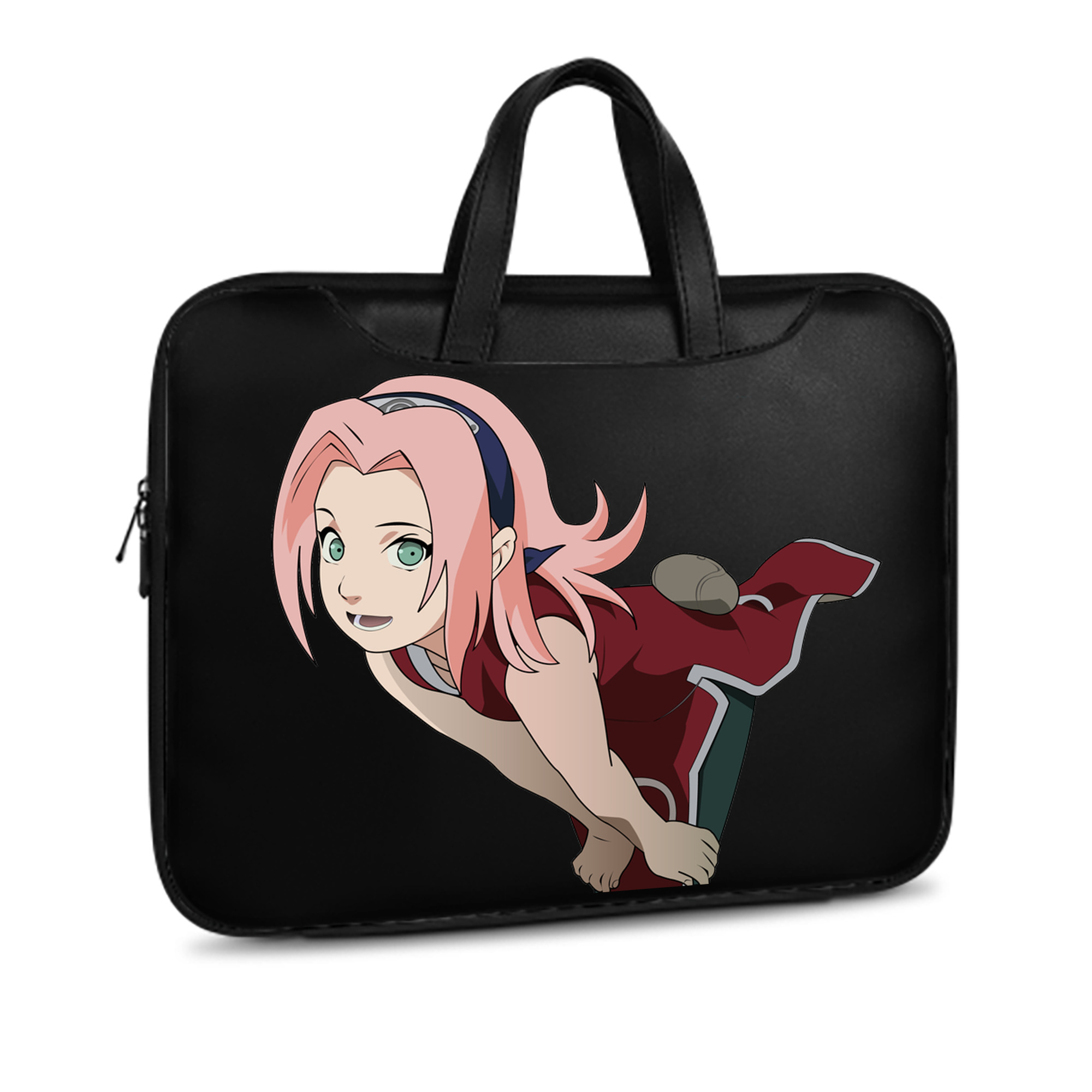 （画像用） NARUTO -ナルト- 春野サクラ Haruno Sakura レザーラップトップバッグ　ノートパソコンケース