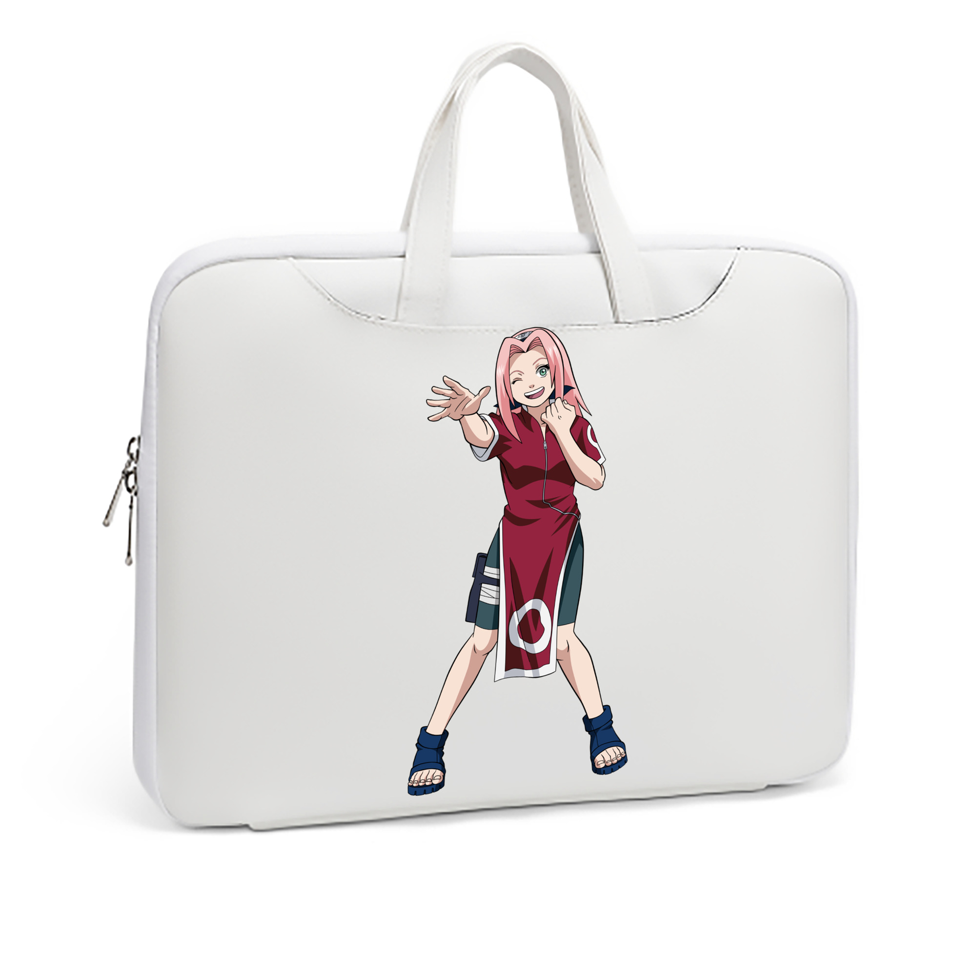 （画像用） NARUTO -ナルト- 春野サクラ Haruno Sakura レザーラップトップバッグ　ノートパソコンケース