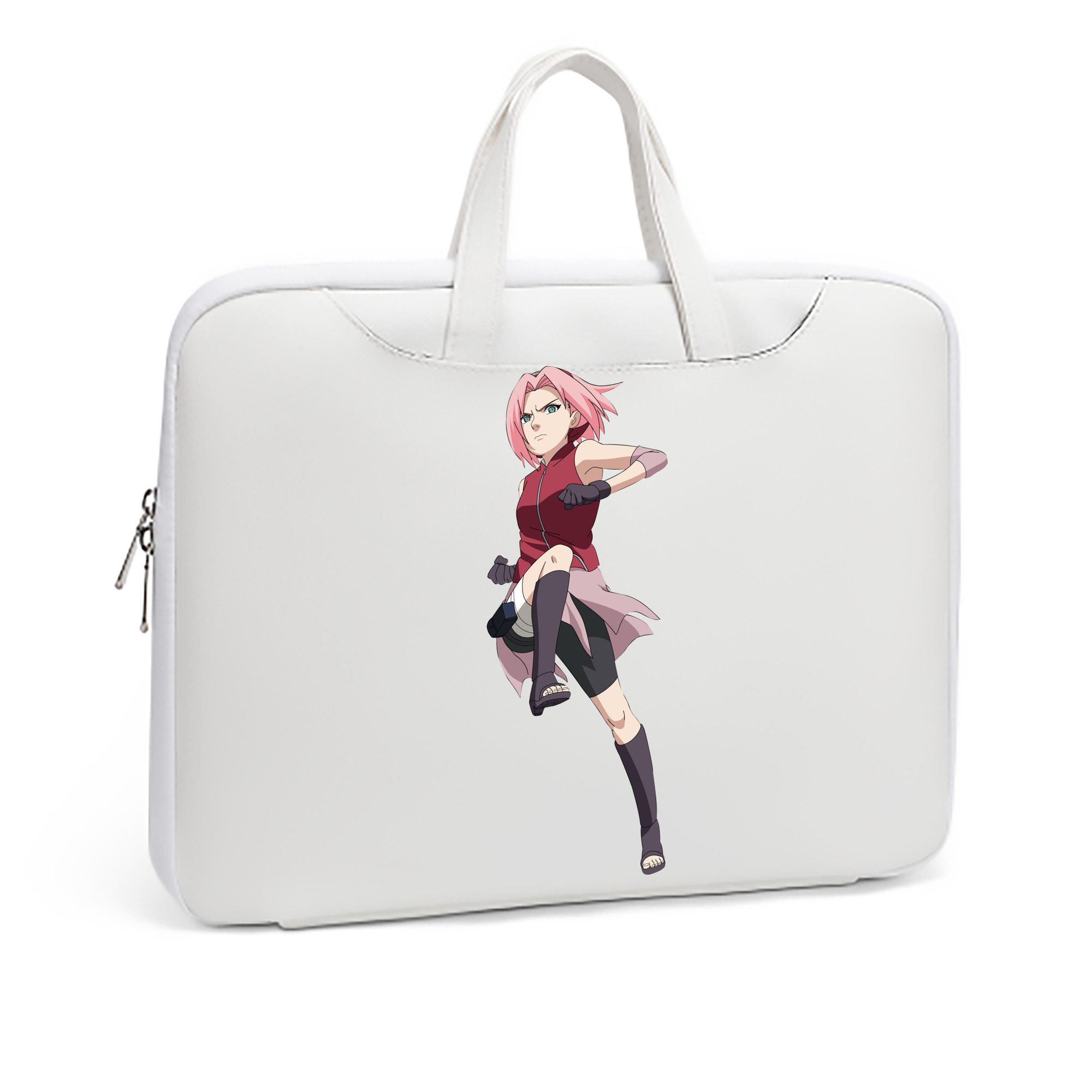（画像用） NARUTO -ナルト- 春野サクラ Haruno Sakura レザーラップトップバッグ　ノートパソコンケース