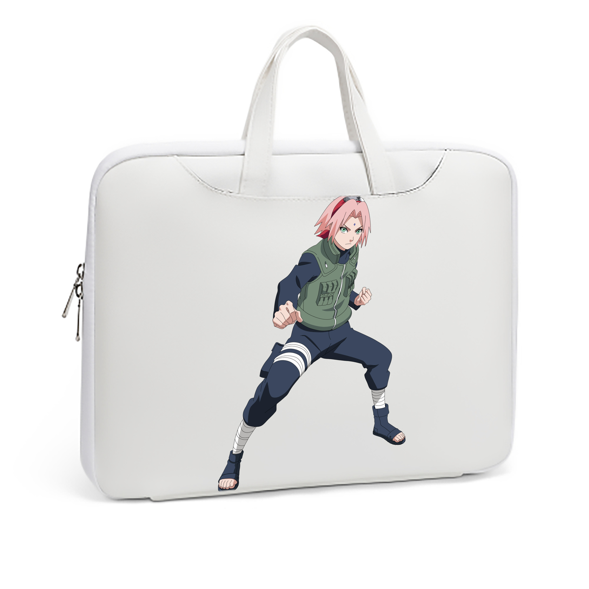 （画像用） NARUTO -ナルト- 春野サクラ Haruno Sakura レザーラップトップバッグ　ノートパソコンケース