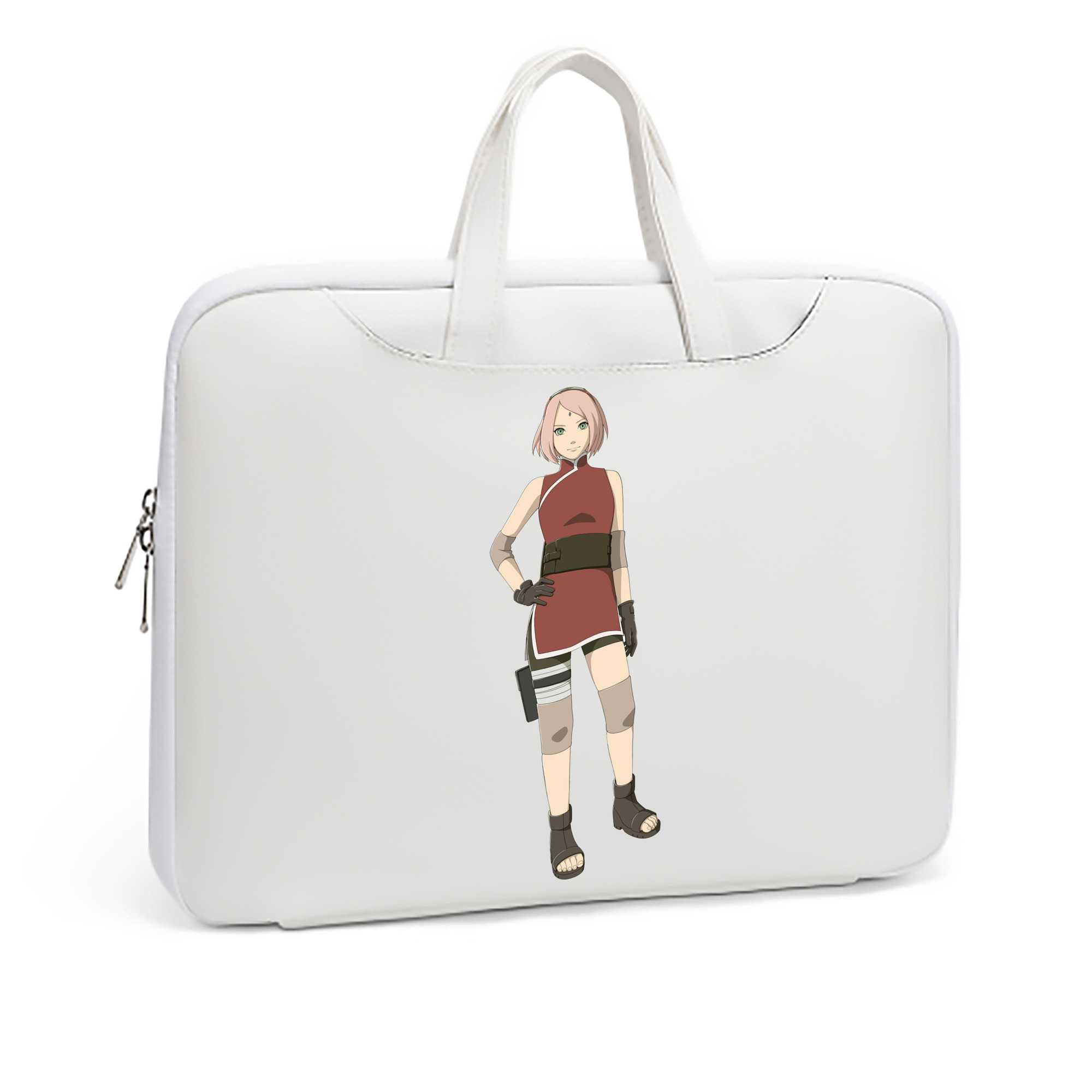 （画像用） NARUTO -ナルト- 春野サクラ Haruno Sakura レザーラップトップバッグ　ノートパソコンケース
