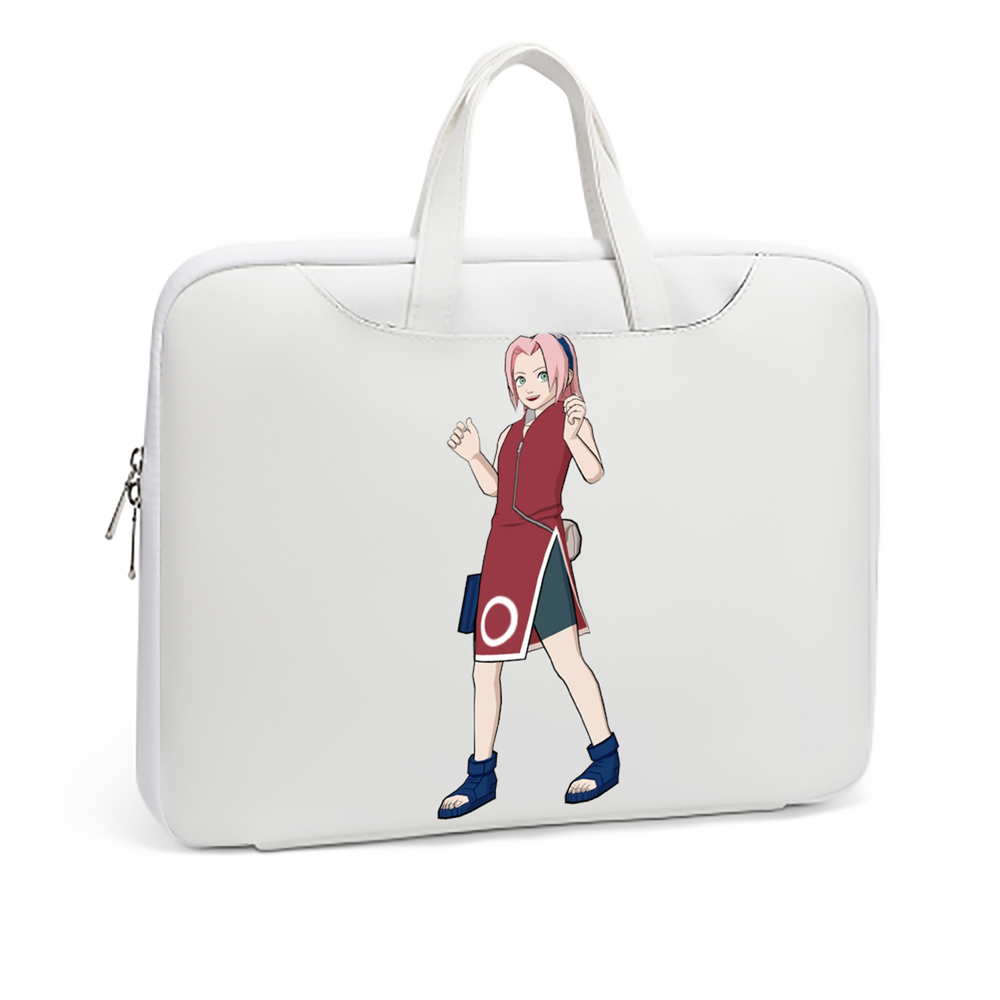 （画像用） NARUTO -ナルト- 春野サクラ Haruno Sakura レザーラップトップバッグ　ノートパソコンケース