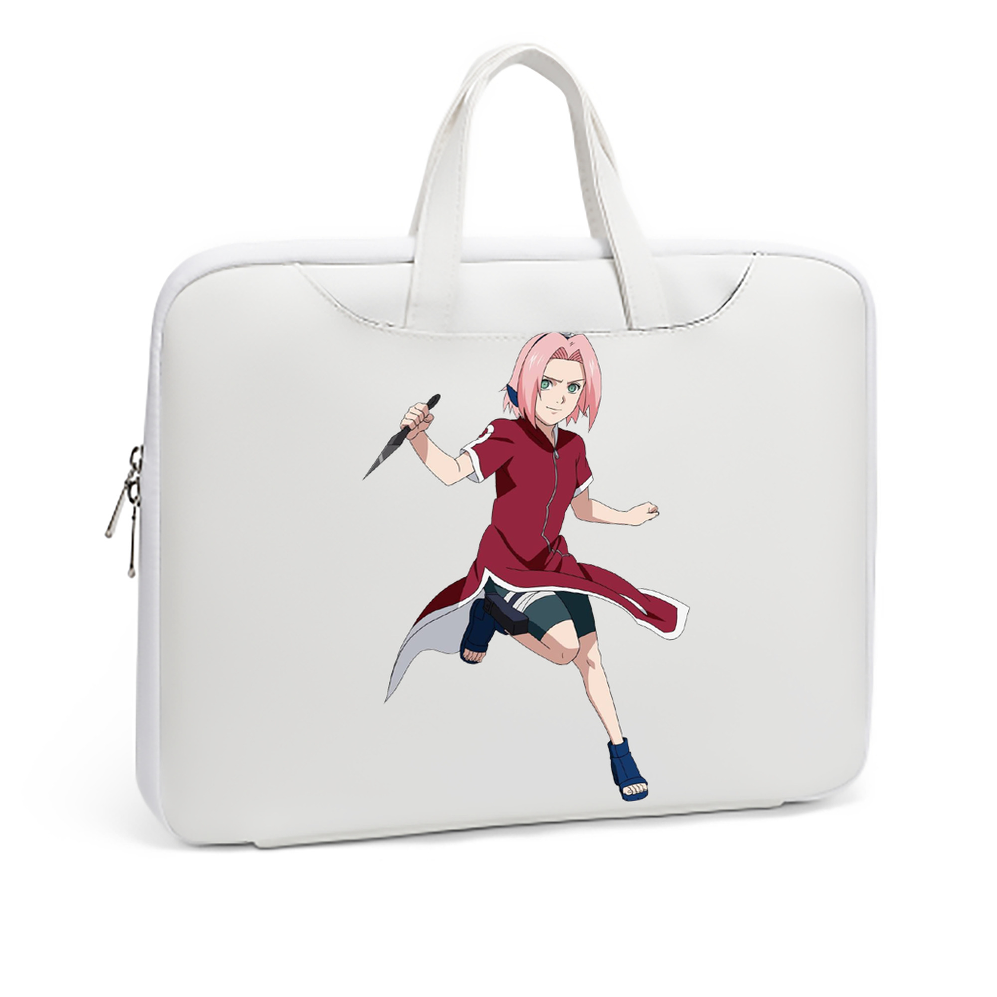 （画像用） NARUTO -ナルト- 春野サクラ Haruno Sakura レザーラップトップバッグ　ノートパソコンケース
