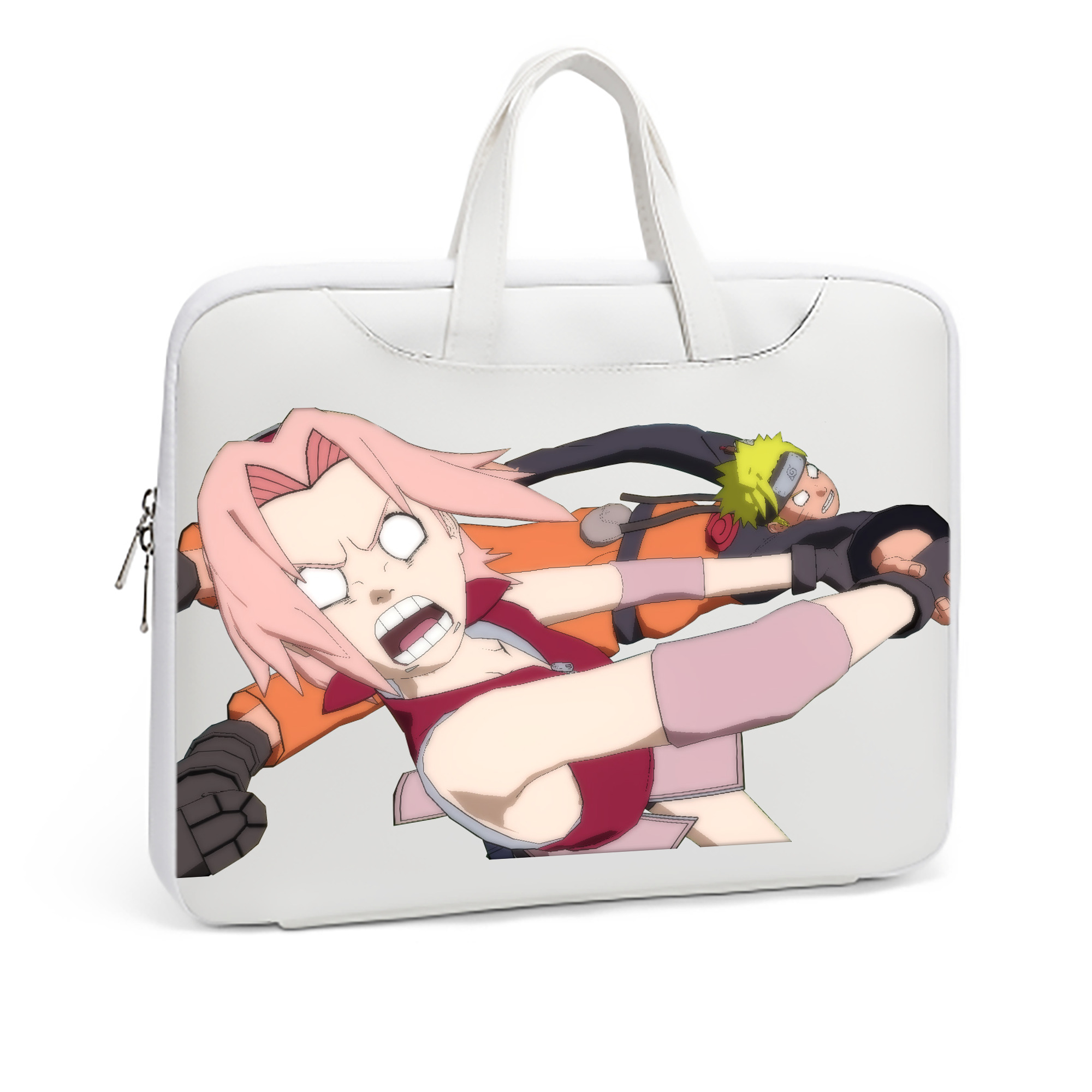 （画像用） NARUTO -ナルト- 春野サクラ Haruno Sakura レザーラップトップバッグ　ノートパソコンケース