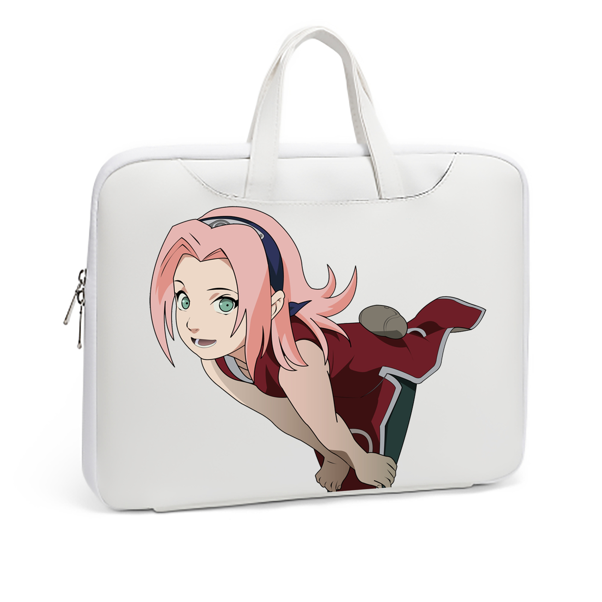 （画像用） NARUTO -ナルト- 春野サクラ Haruno Sakura レザーラップトップバッグ　ノートパソコンケース