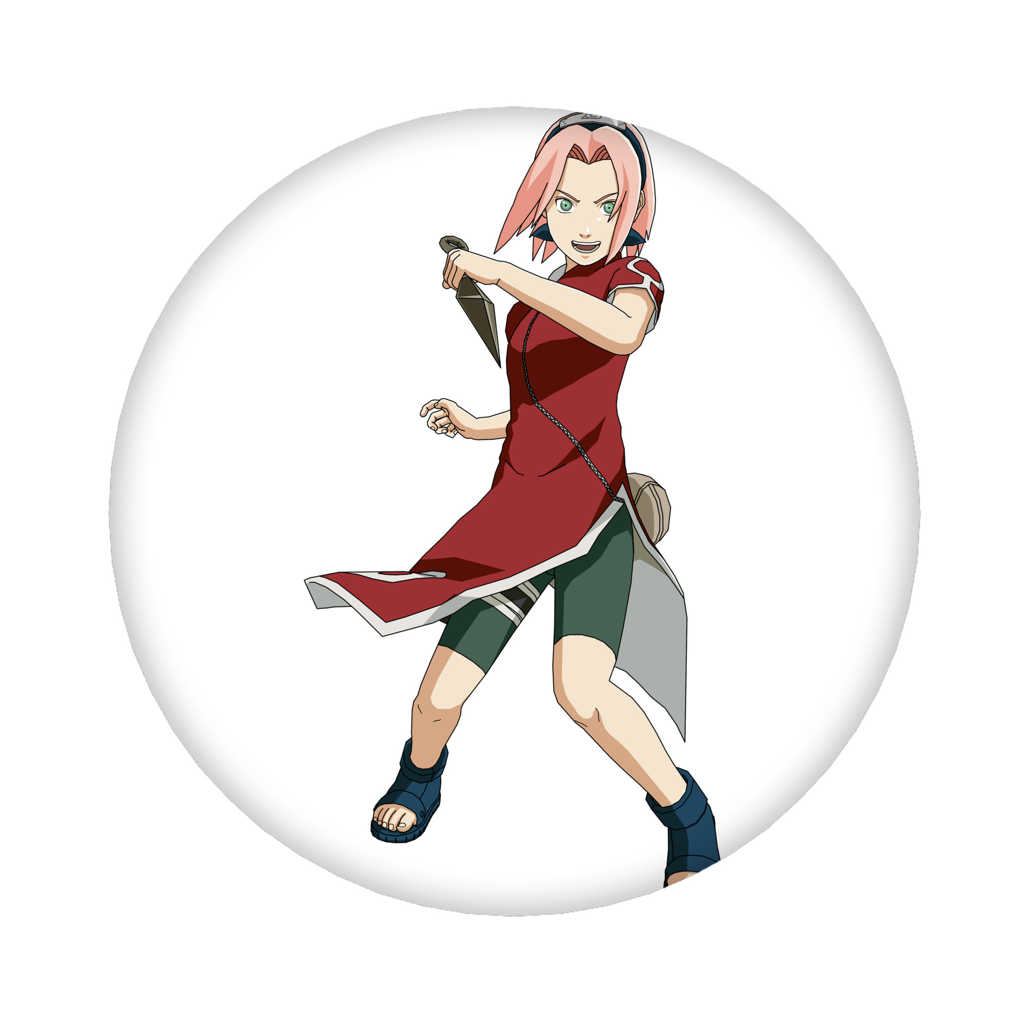 （画像用） NARUTO -ナルト- 春野サクラ Haruno Sakura 6cm 缶バッジ 複数セット