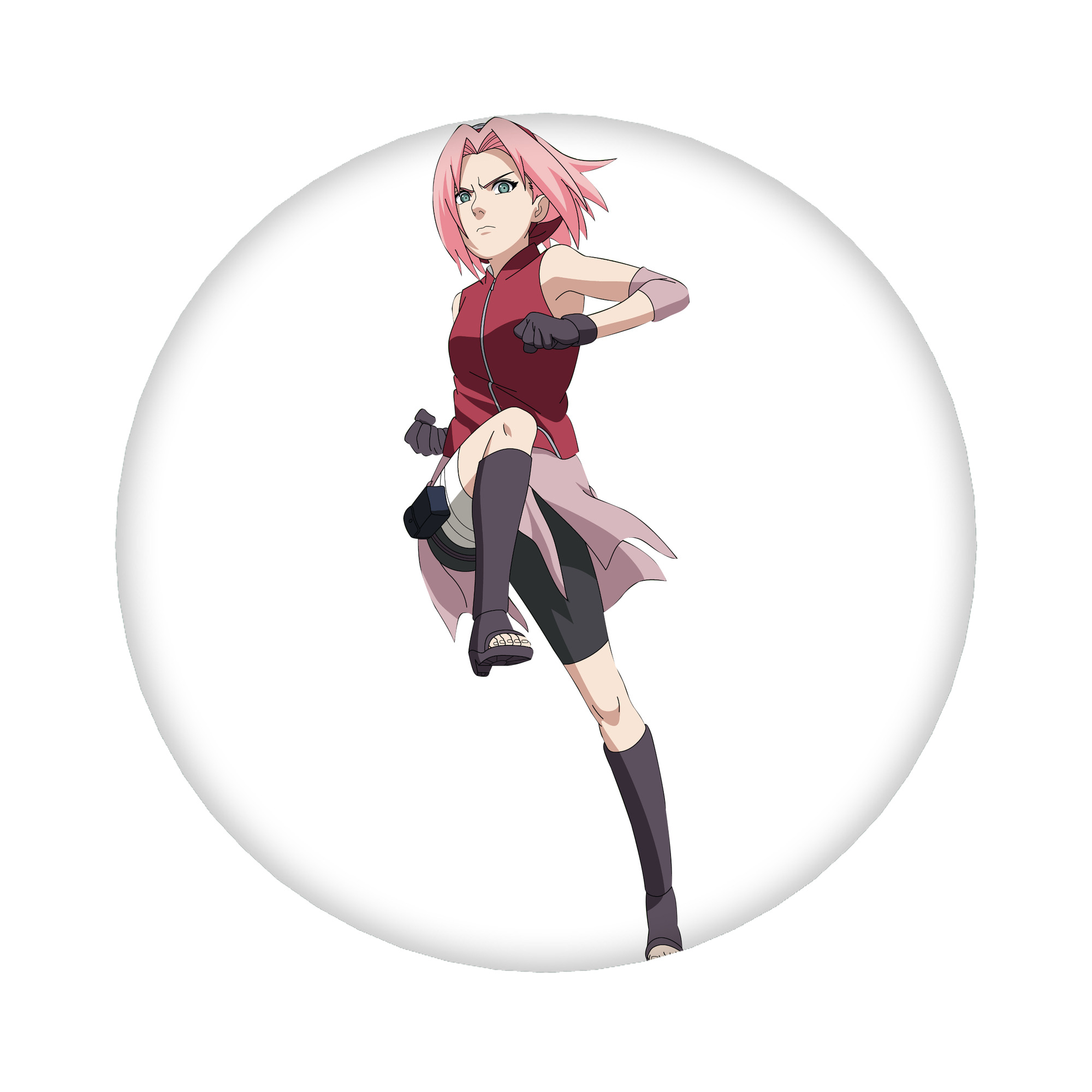 （画像用） NARUTO -ナルト- 春野サクラ Haruno Sakura 6cm 缶バッジ 複数セット