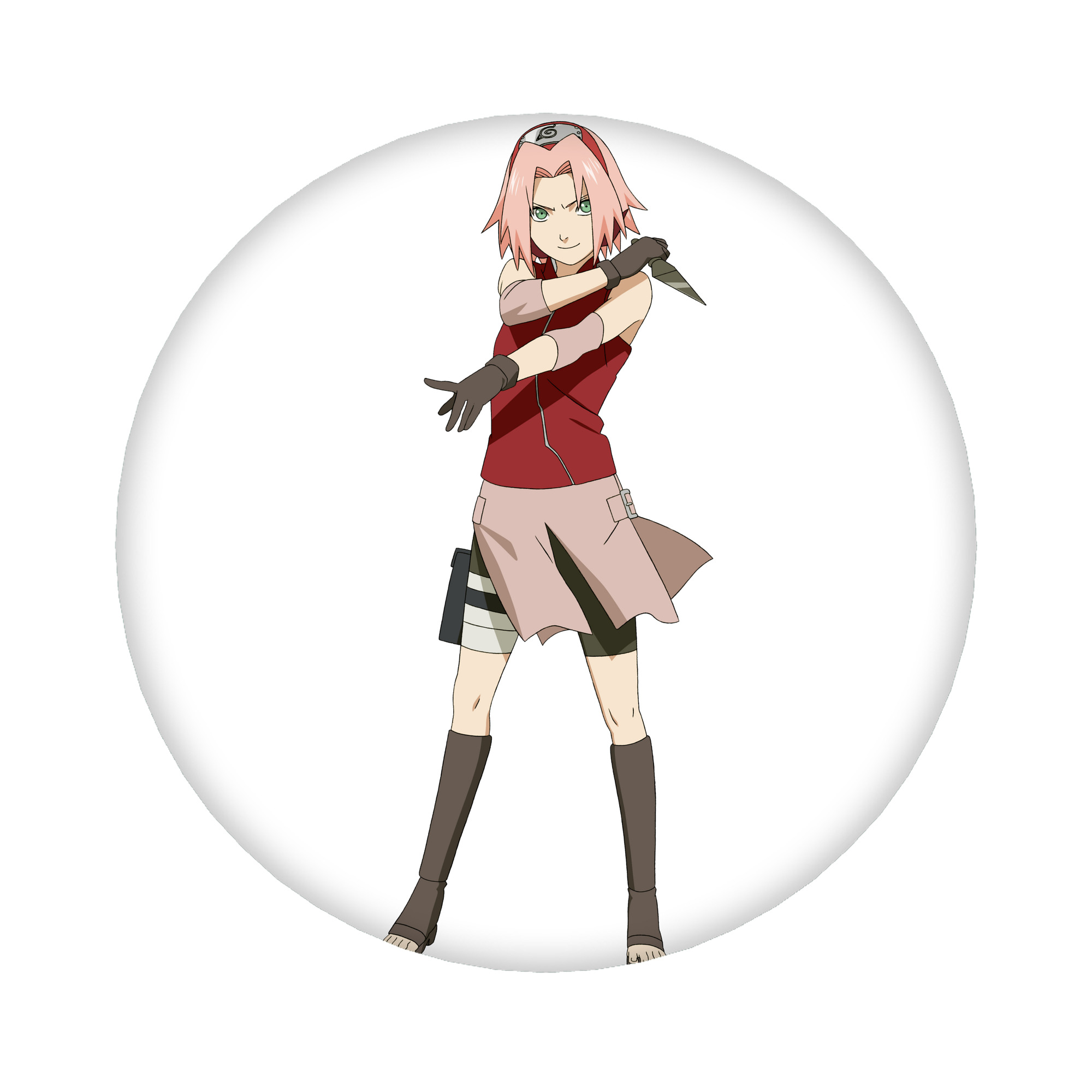 （画像用） NARUTO -ナルト- 春野サクラ Haruno Sakura 6cm 缶バッジ 複数セット