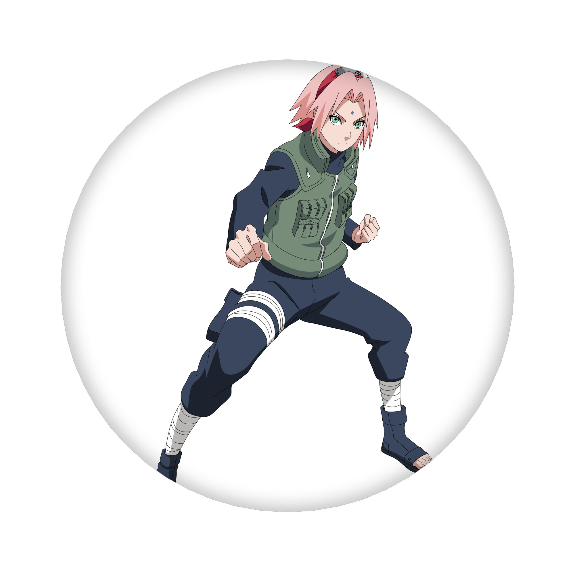 （画像用） NARUTO -ナルト- 春野サクラ Haruno Sakura 6cm 缶バッジ 複数セット