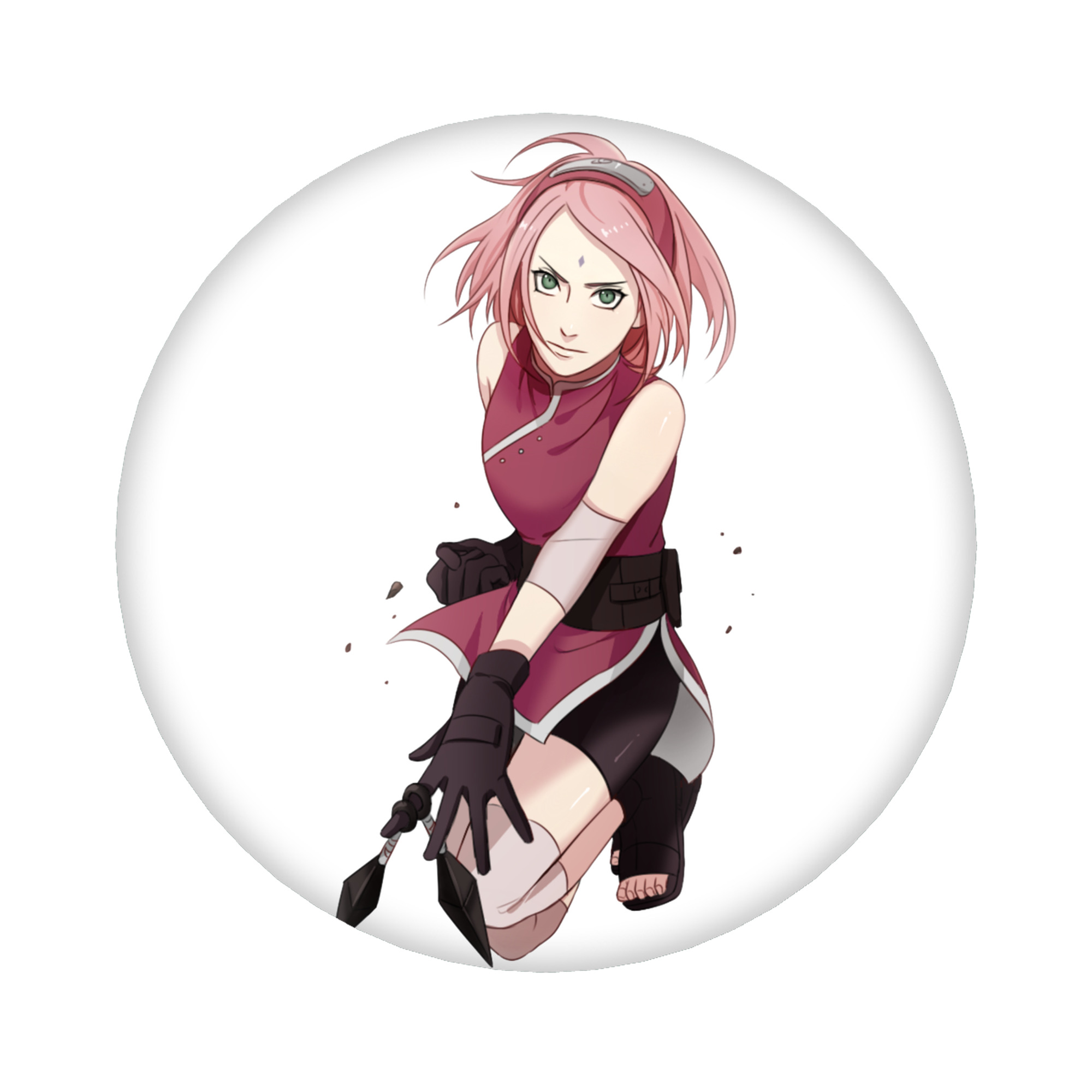 （画像用） NARUTO -ナルト- 春野サクラ Haruno Sakura 6cm 缶バッジ 複数セット