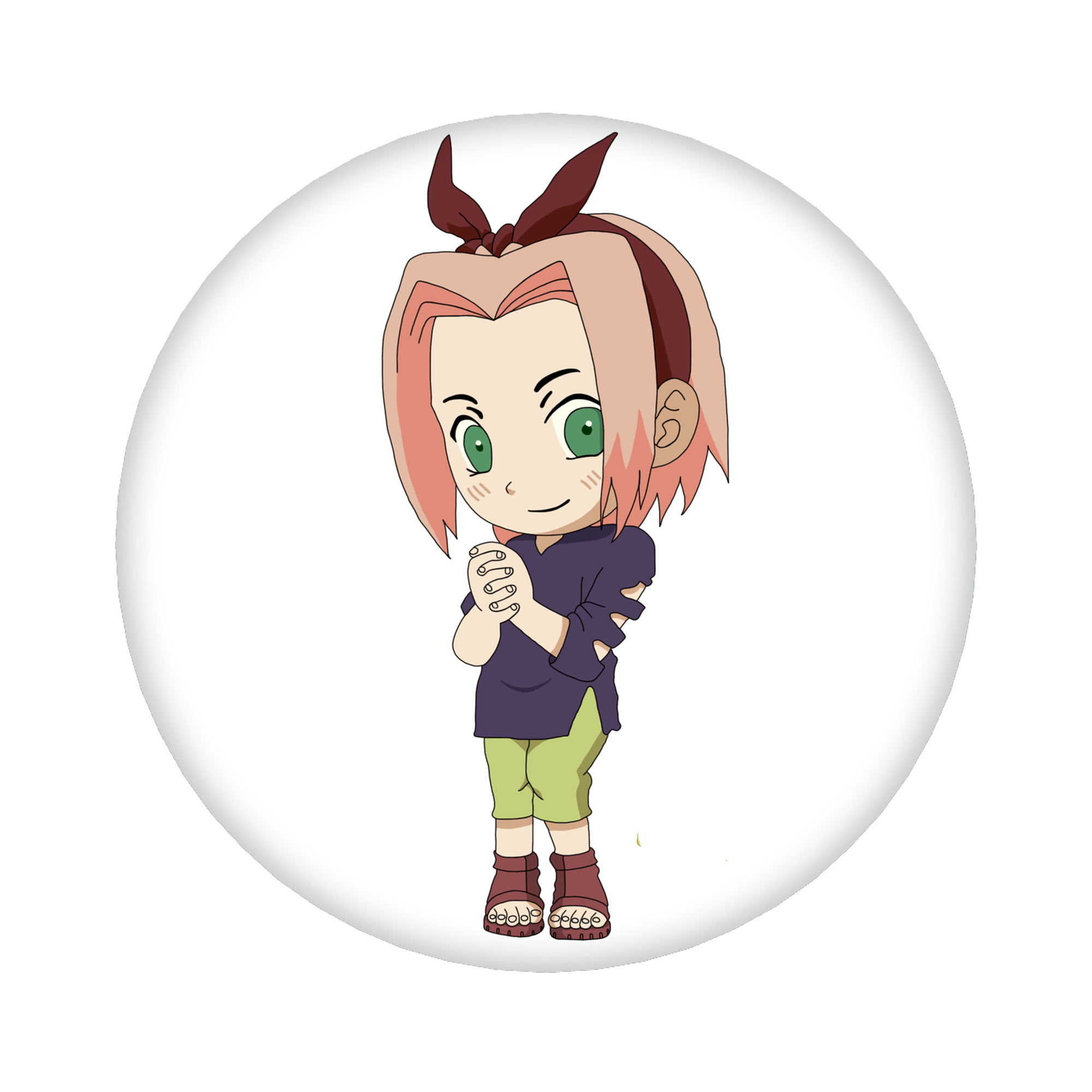 （画像用） NARUTO -ナルト- 春野サクラ Haruno Sakura 6cm 缶バッジ 複数セット