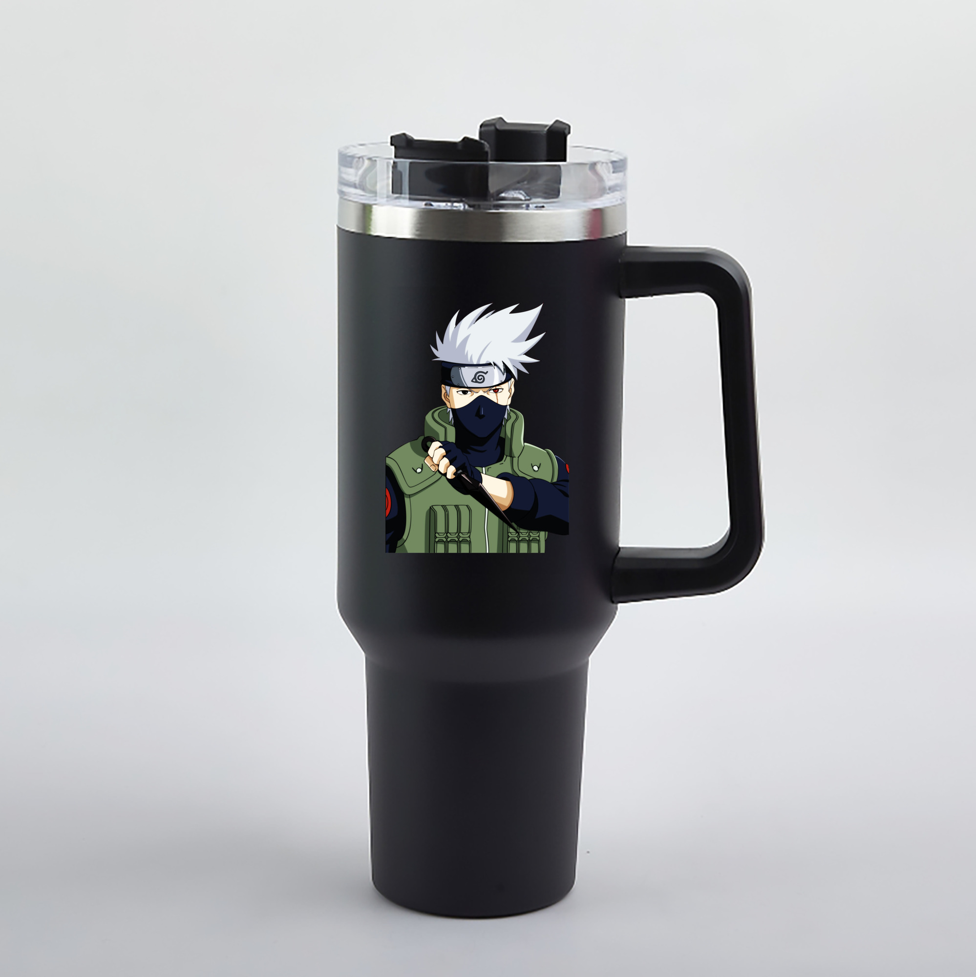 （画像用） NARUTO -ナルト- はたけ カカシ Hatake Kakashi 1200mL車用タンブラー（カラープリント）