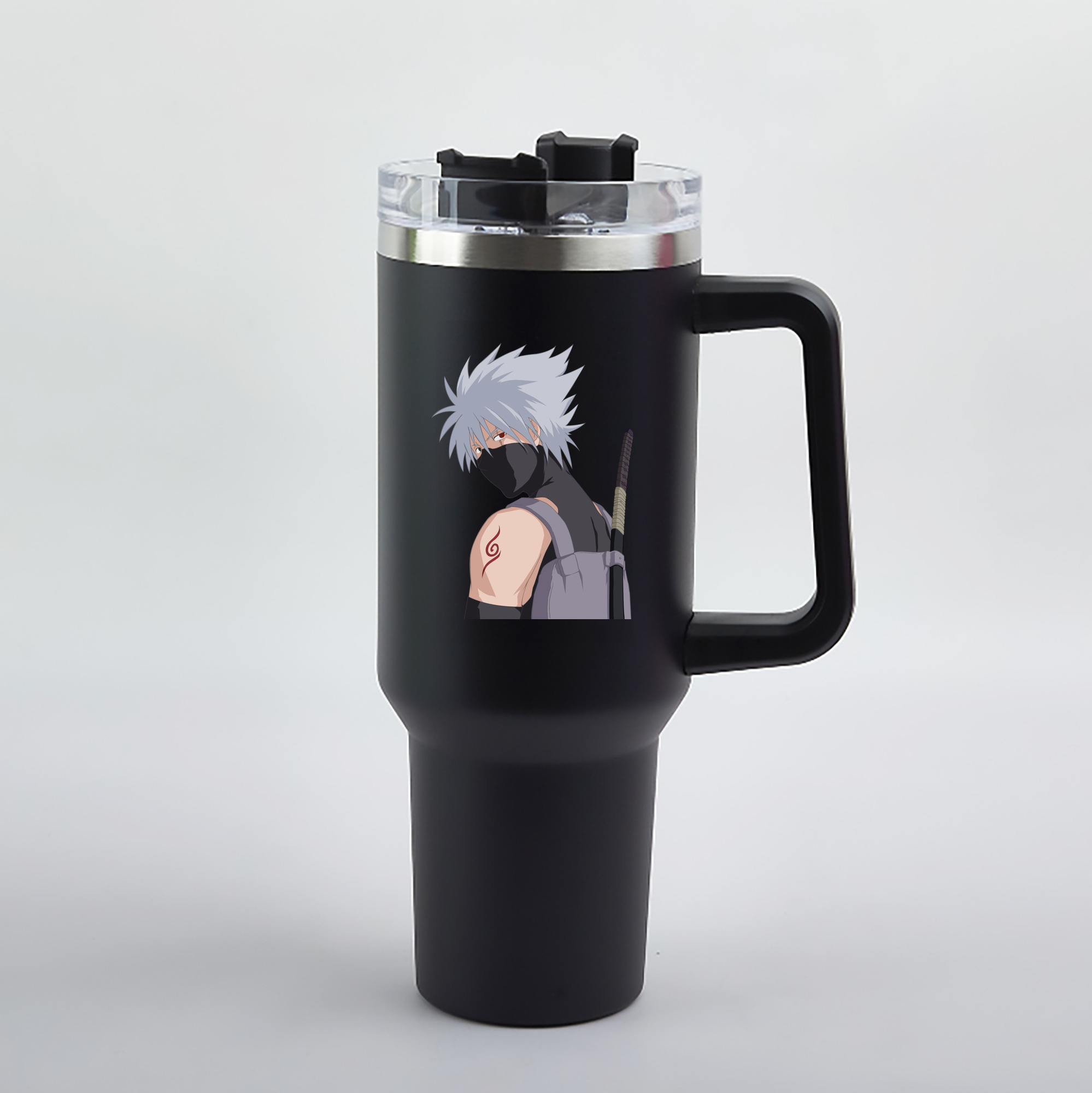 （画像用） NARUTO -ナルト- はたけ カカシ Hatake Kakashi 1200mL車用タンブラー（カラープリント）