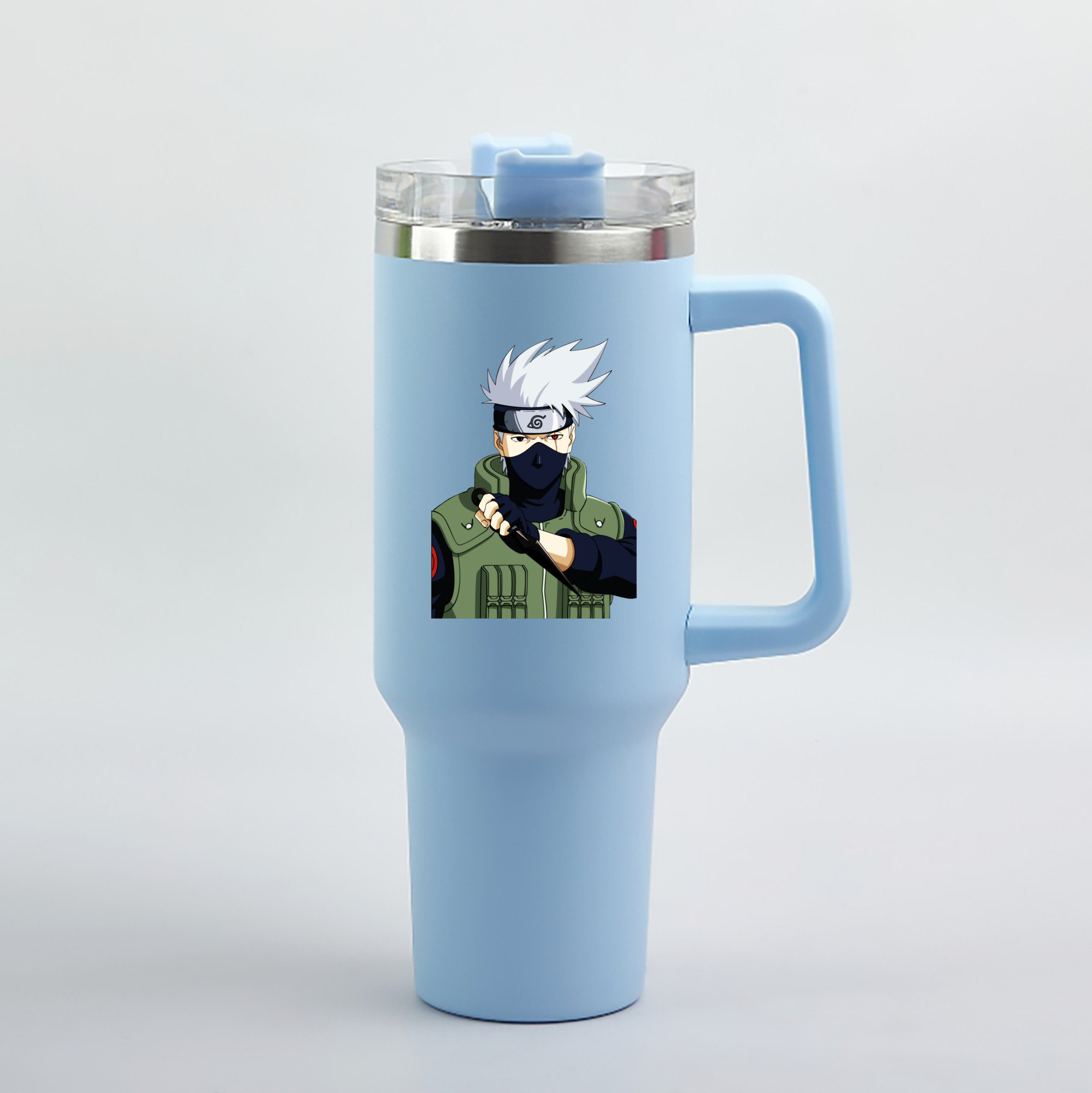 （画像用） NARUTO -ナルト- はたけ カカシ Hatake Kakashi 1200mL車用タンブラー（カラープリント）