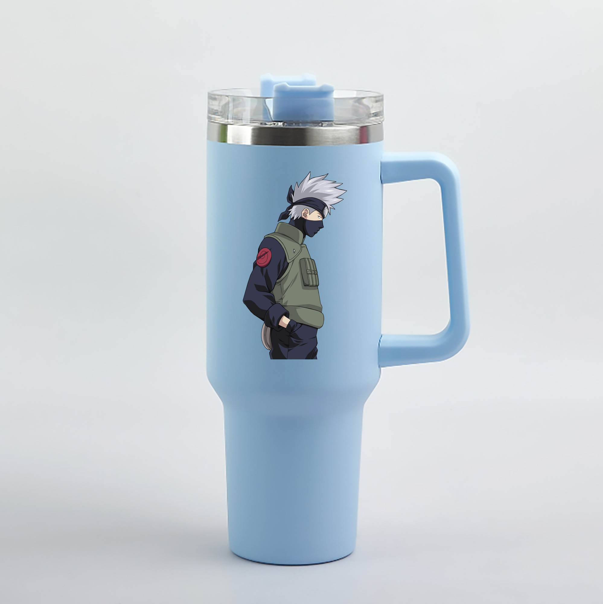 （画像用） NARUTO -ナルト- はたけ カカシ Hatake Kakashi 1200mL車用タンブラー（カラープリント）