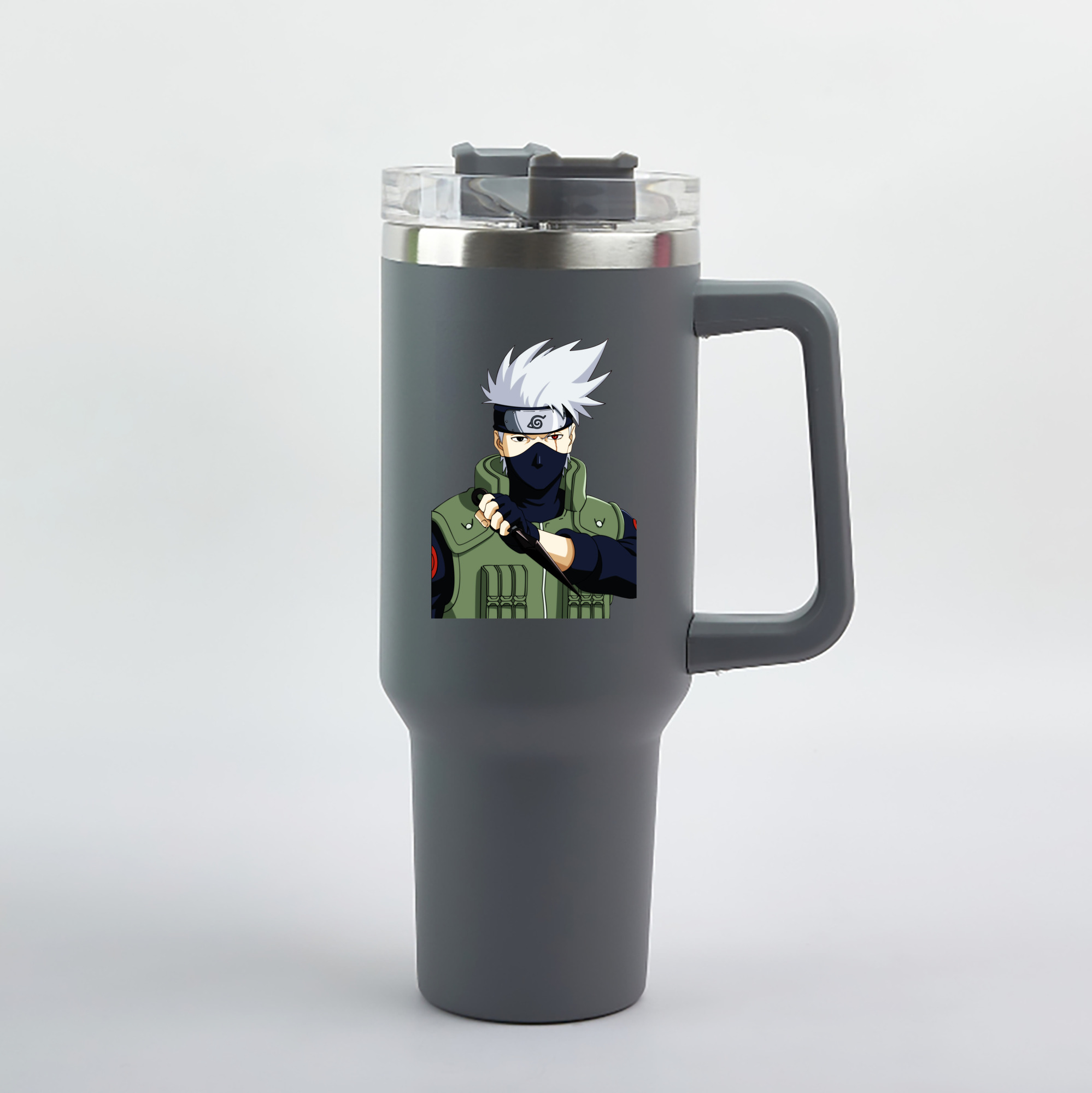 （画像用） NARUTO -ナルト- はたけ カカシ Hatake Kakashi 1200mL車用タンブラー（カラープリント）