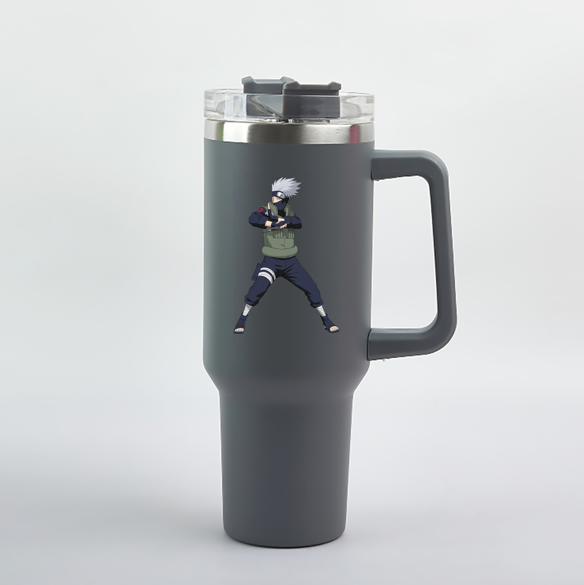 （画像用） NARUTO -ナルト- はたけ カカシ Hatake Kakashi 1200mL車用タンブラー（カラープリント）
