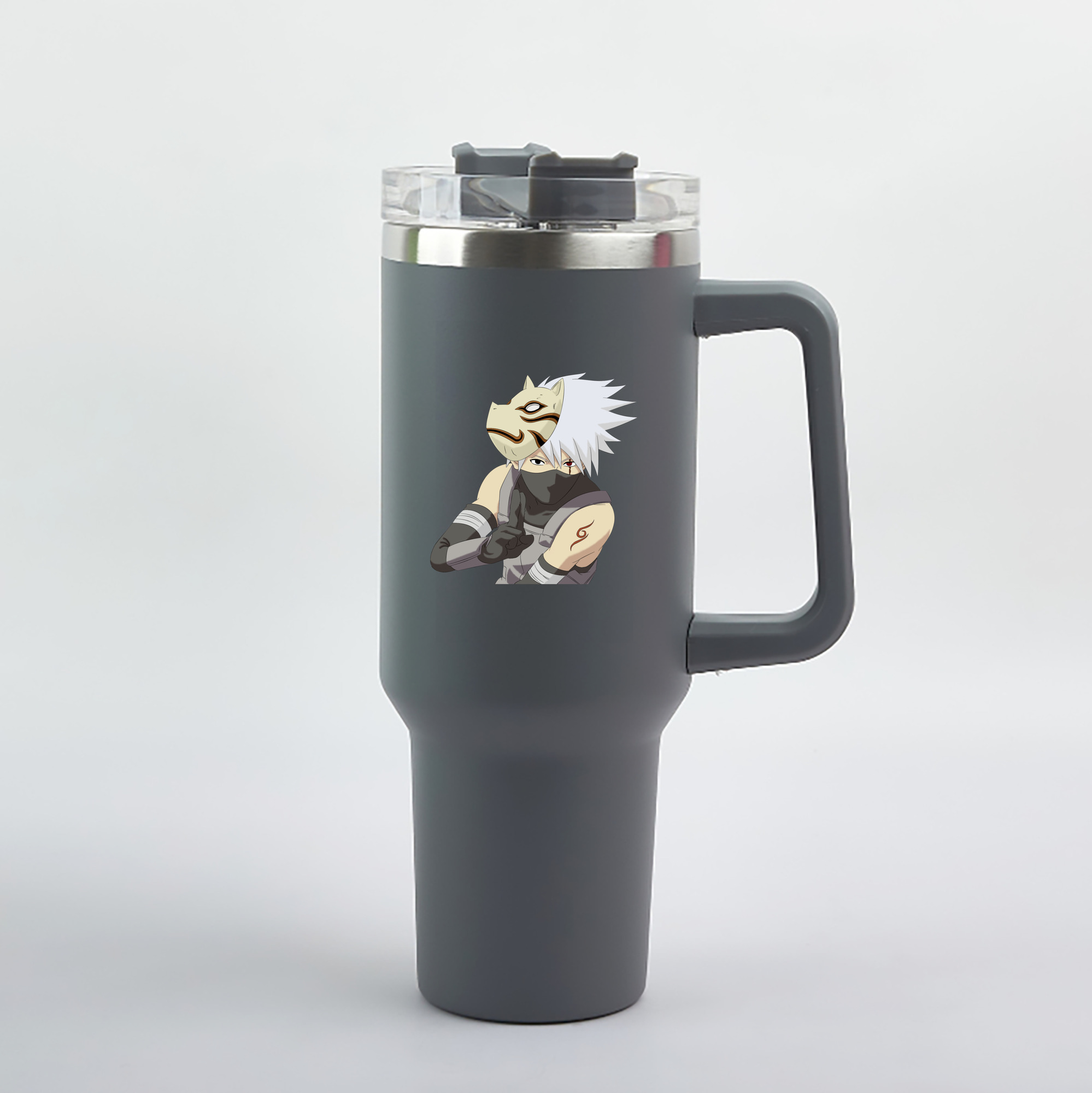 （画像用） NARUTO -ナルト- はたけ カカシ Hatake Kakashi 1200mL車用タンブラー（カラープリント）