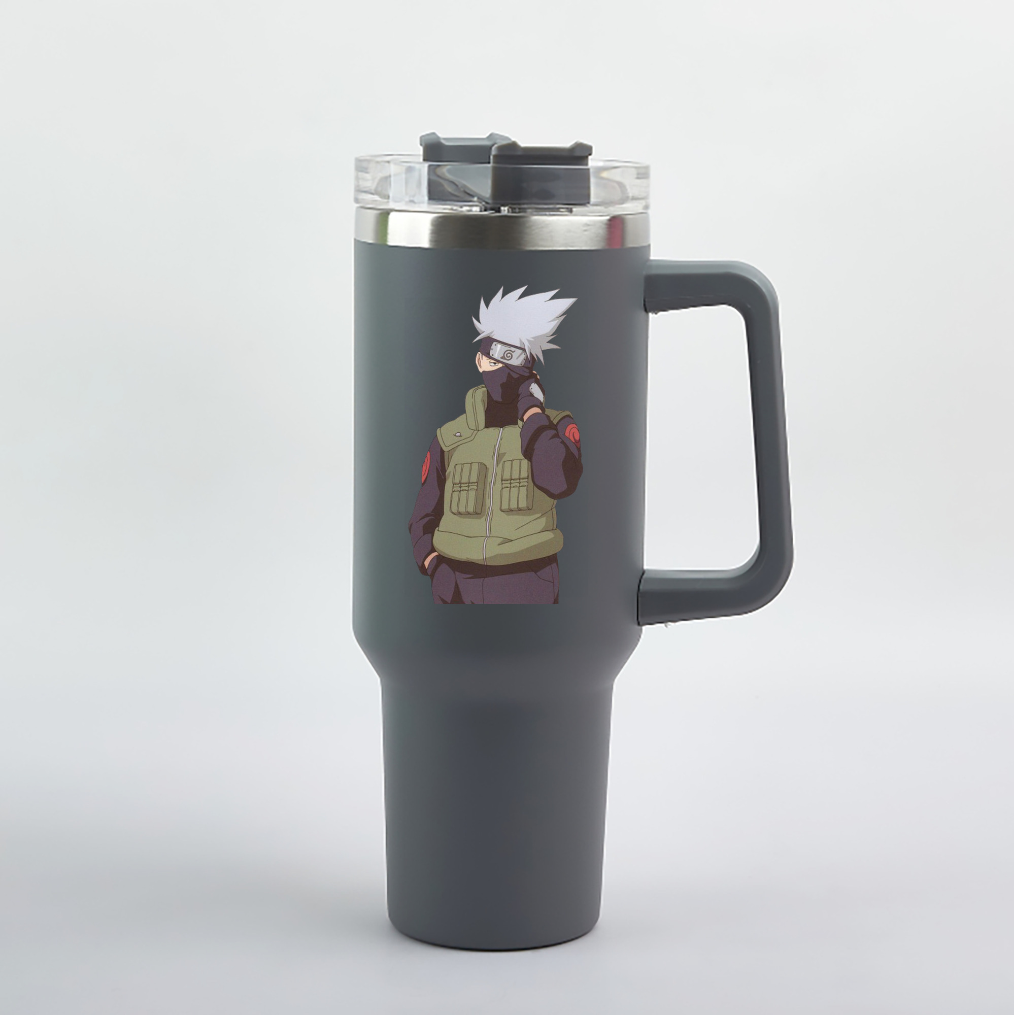 （画像用） NARUTO -ナルト- はたけ カカシ Hatake Kakashi 1200mL車用タンブラー（カラープリント）