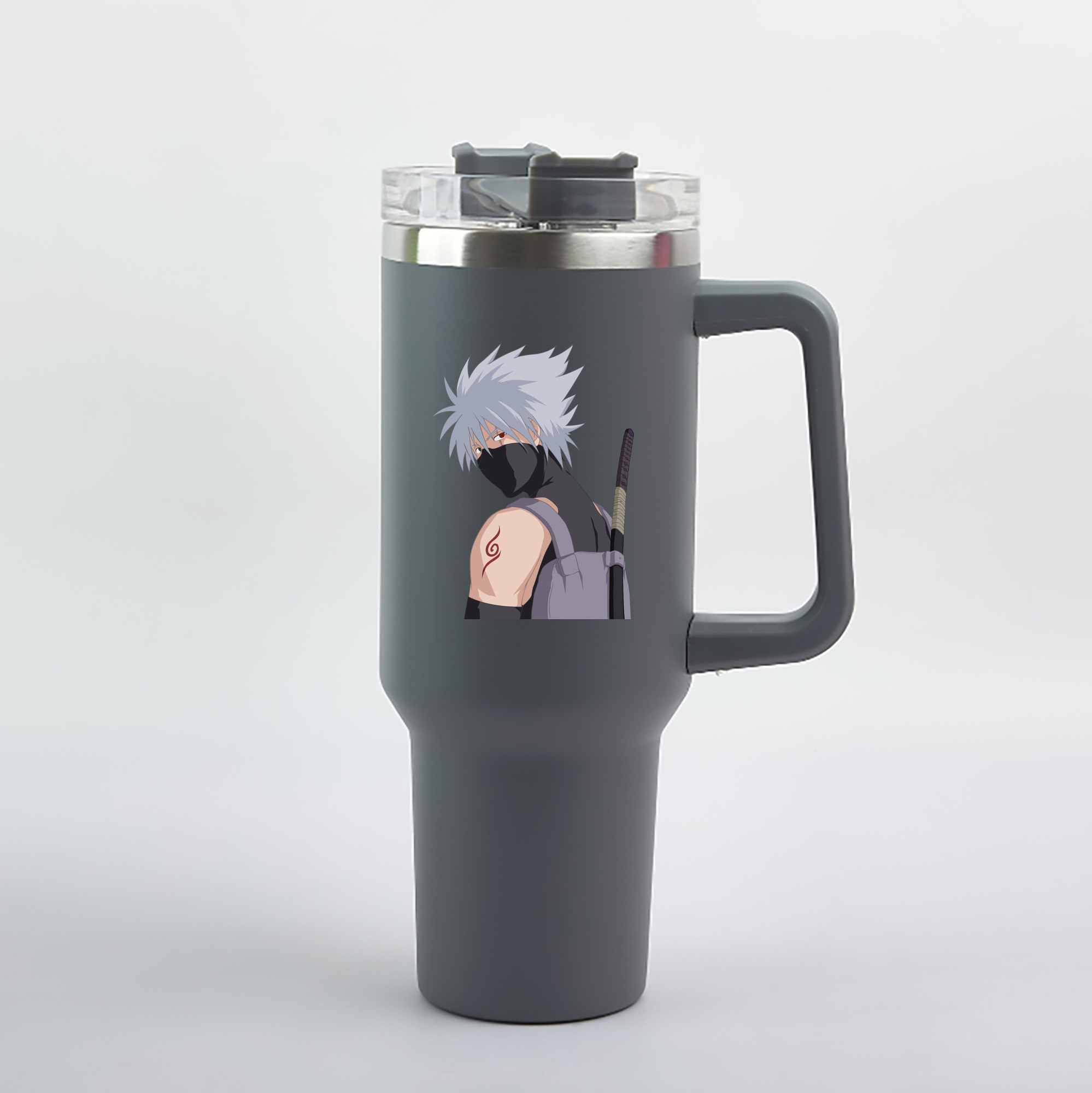 （画像用） NARUTO -ナルト- はたけ カカシ Hatake Kakashi 1200mL車用タンブラー（カラープリント）