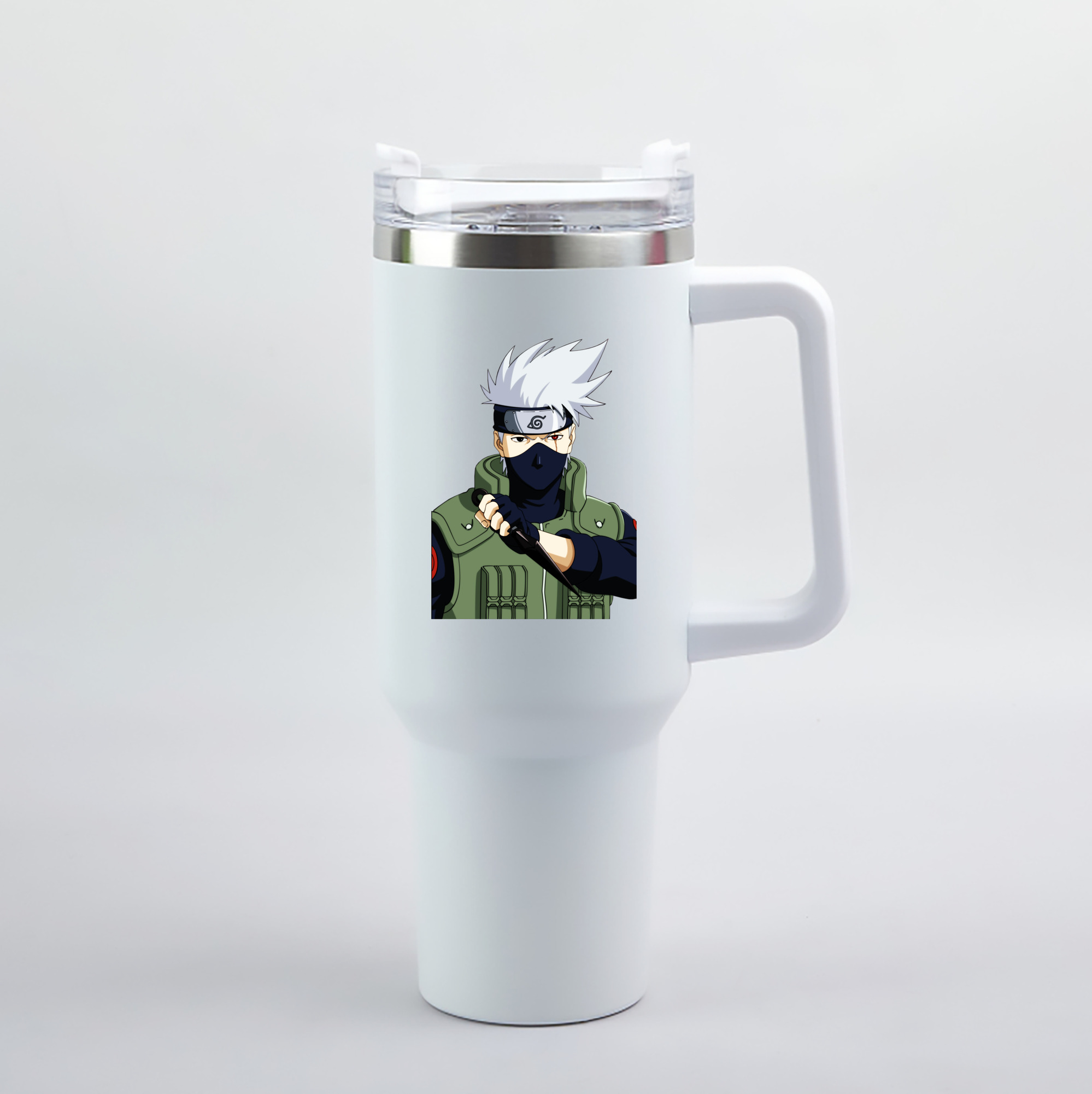 （画像用） NARUTO -ナルト- はたけ カカシ Hatake Kakashi 1200mL車用タンブラー（カラープリント）