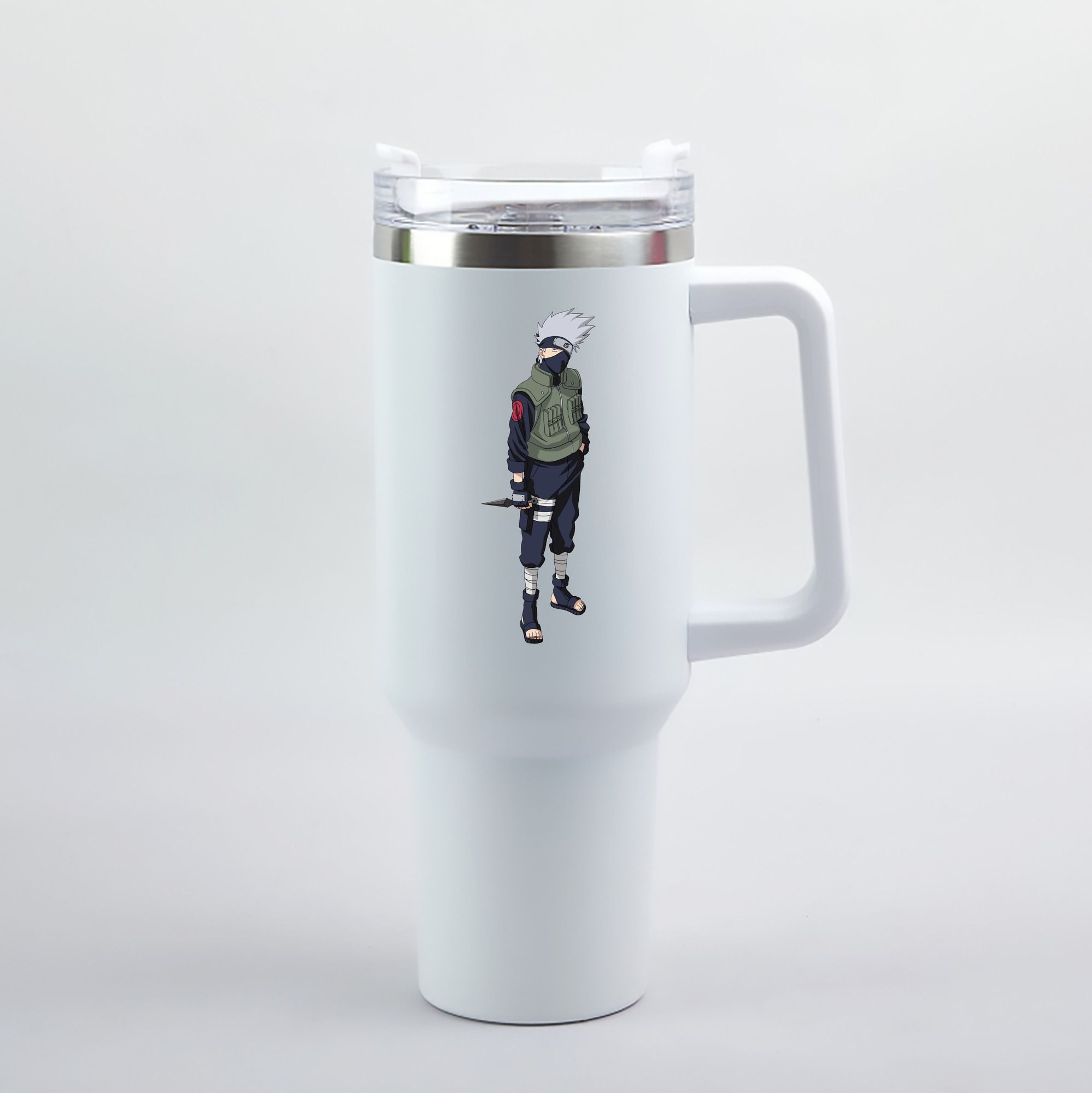 （画像用） NARUTO -ナルト- はたけ カカシ Hatake Kakashi 1200mL車用タンブラー（カラープリント）