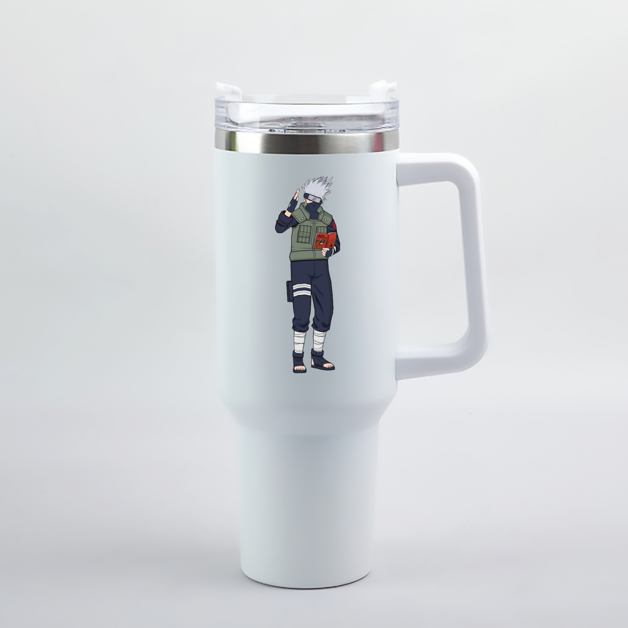 （画像用） NARUTO -ナルト- はたけ カカシ Hatake Kakashi 1200mL車用タンブラー（カラープリント）