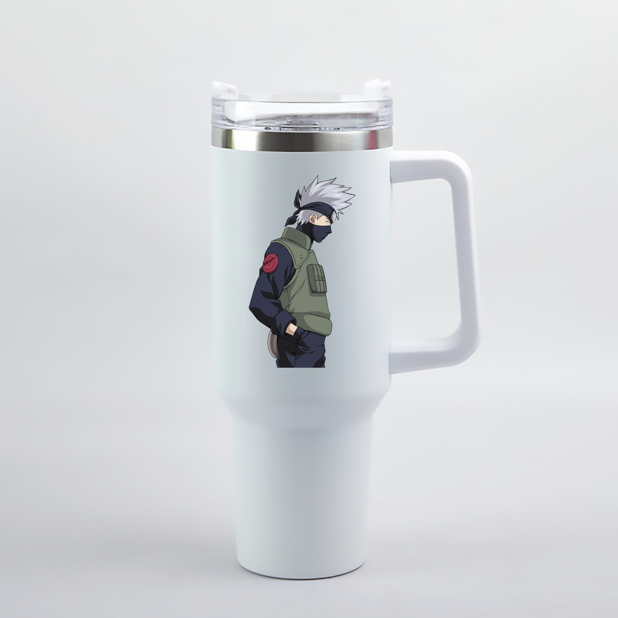 （画像用） NARUTO -ナルト- はたけ カカシ Hatake Kakashi 1200mL車用タンブラー（カラープリント）