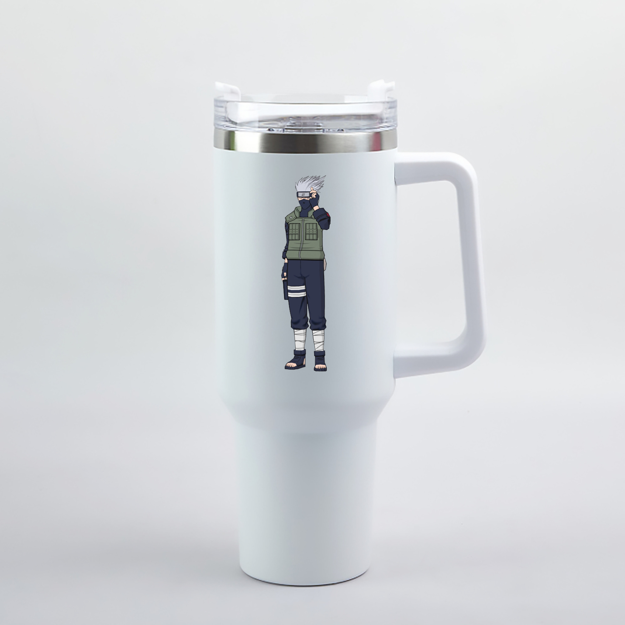 （画像用） NARUTO -ナルト- はたけ カカシ Hatake Kakashi 1200mL車用タンブラー（カラープリント）