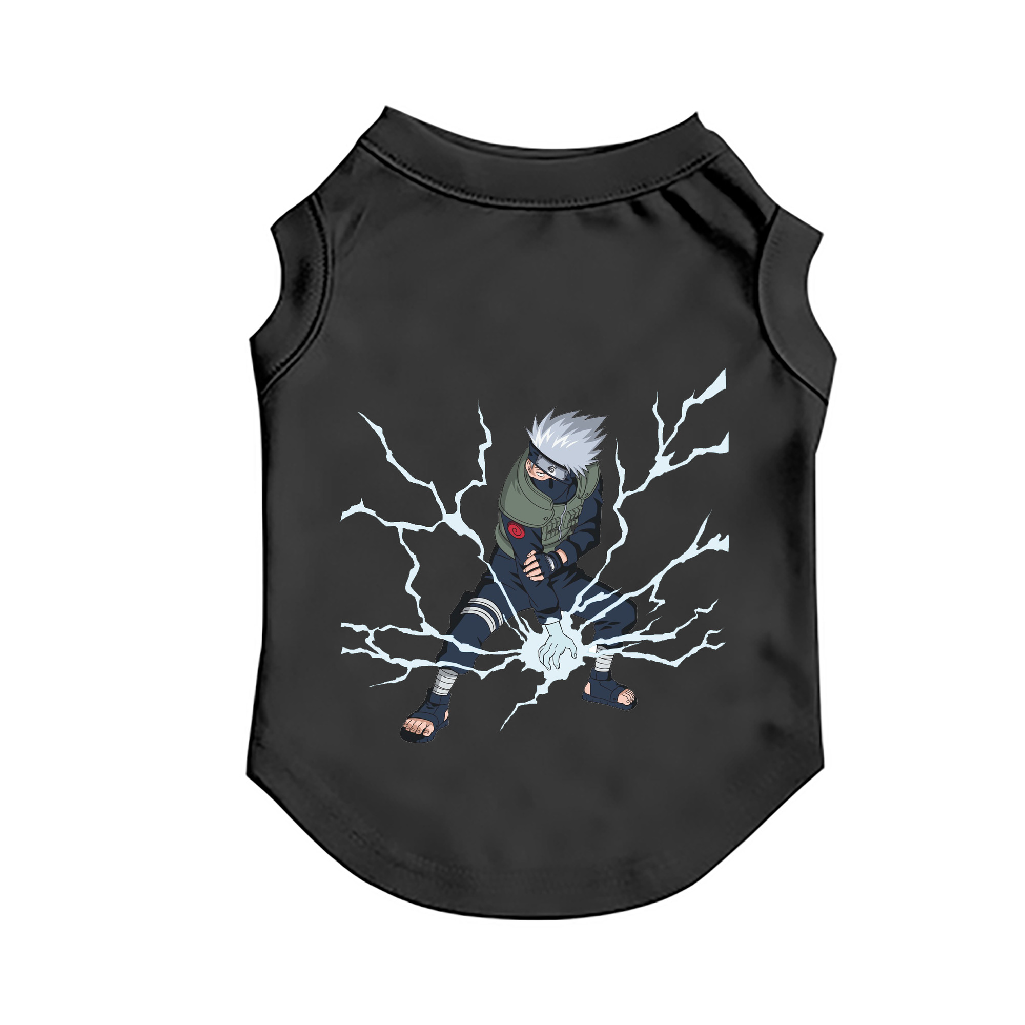 （画像用） NARUTO -ナルト- はたけ カカシ Hatake Kakashi ペット用ベスト