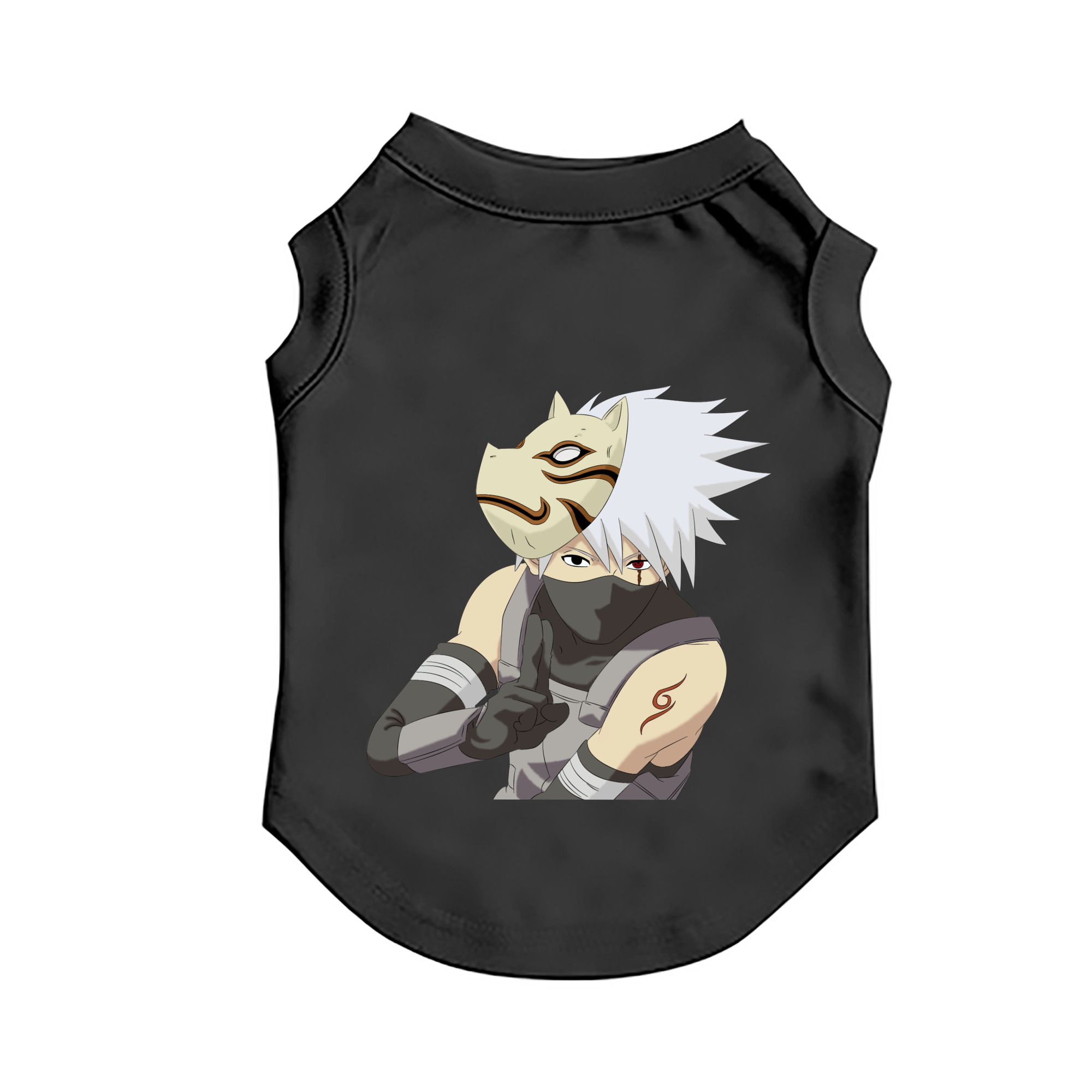 （画像用） NARUTO -ナルト- はたけ カカシ Hatake Kakashi ペット用ベスト