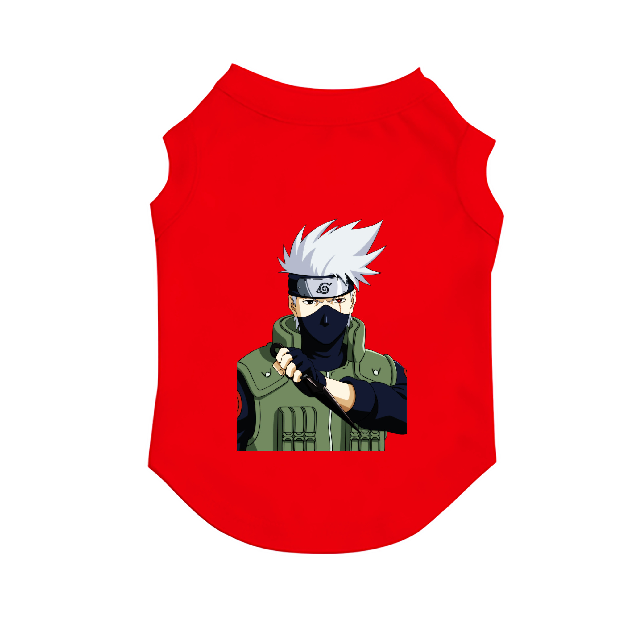（画像用） NARUTO -ナルト- はたけ カカシ Hatake Kakashi ペット用ベスト
