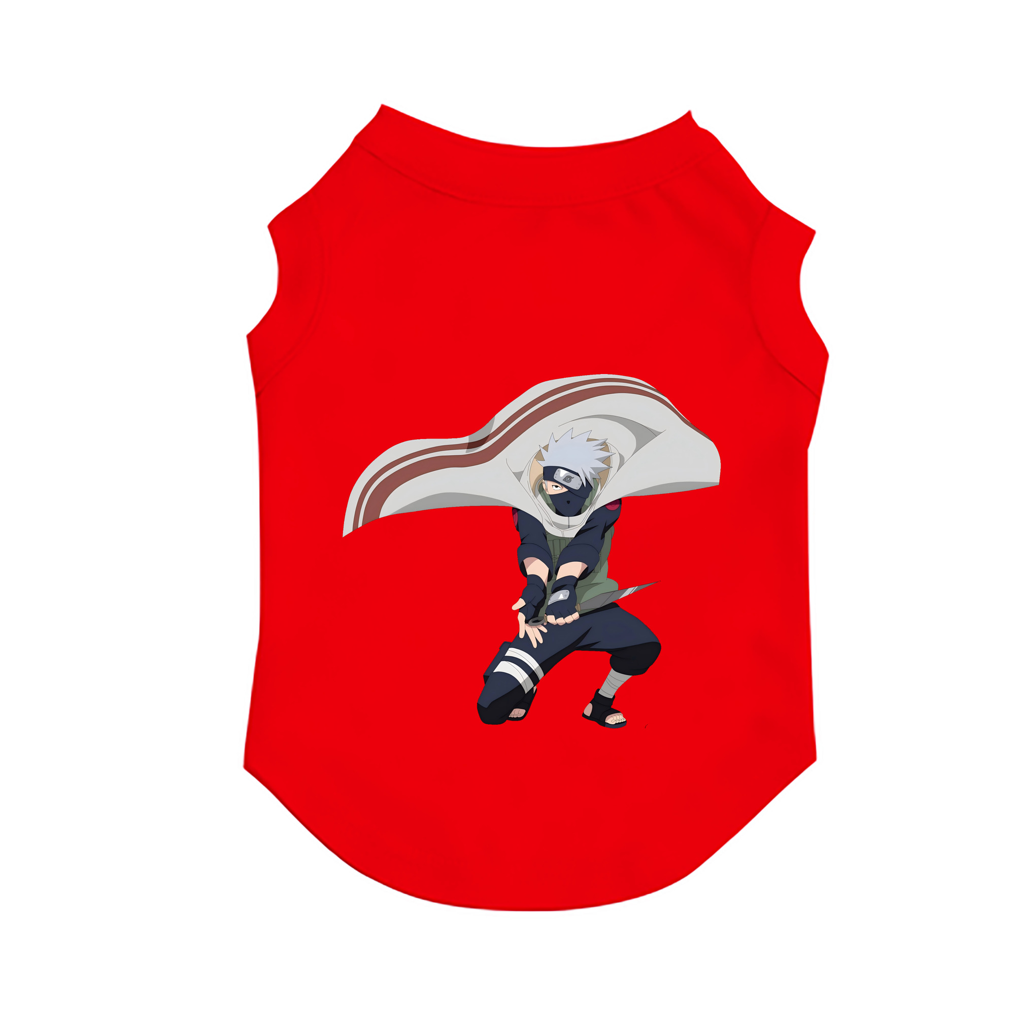 （画像用） NARUTO -ナルト- はたけ カカシ Hatake Kakashi ペット用ベスト