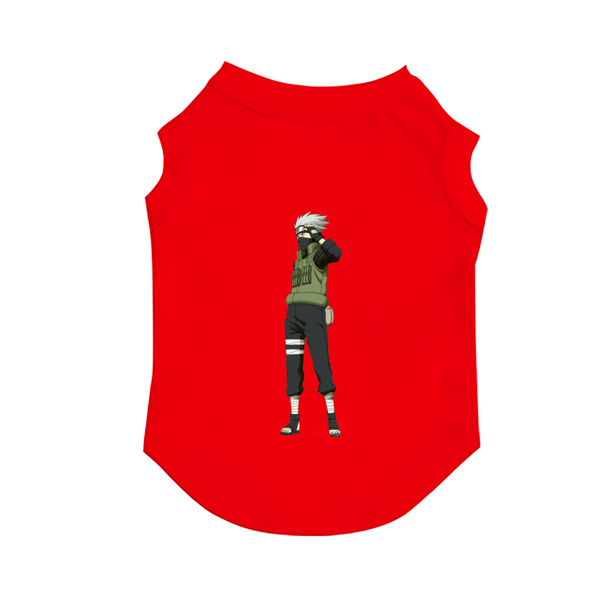 （画像用） NARUTO -ナルト- はたけ カカシ Hatake Kakashi ペット用ベスト
