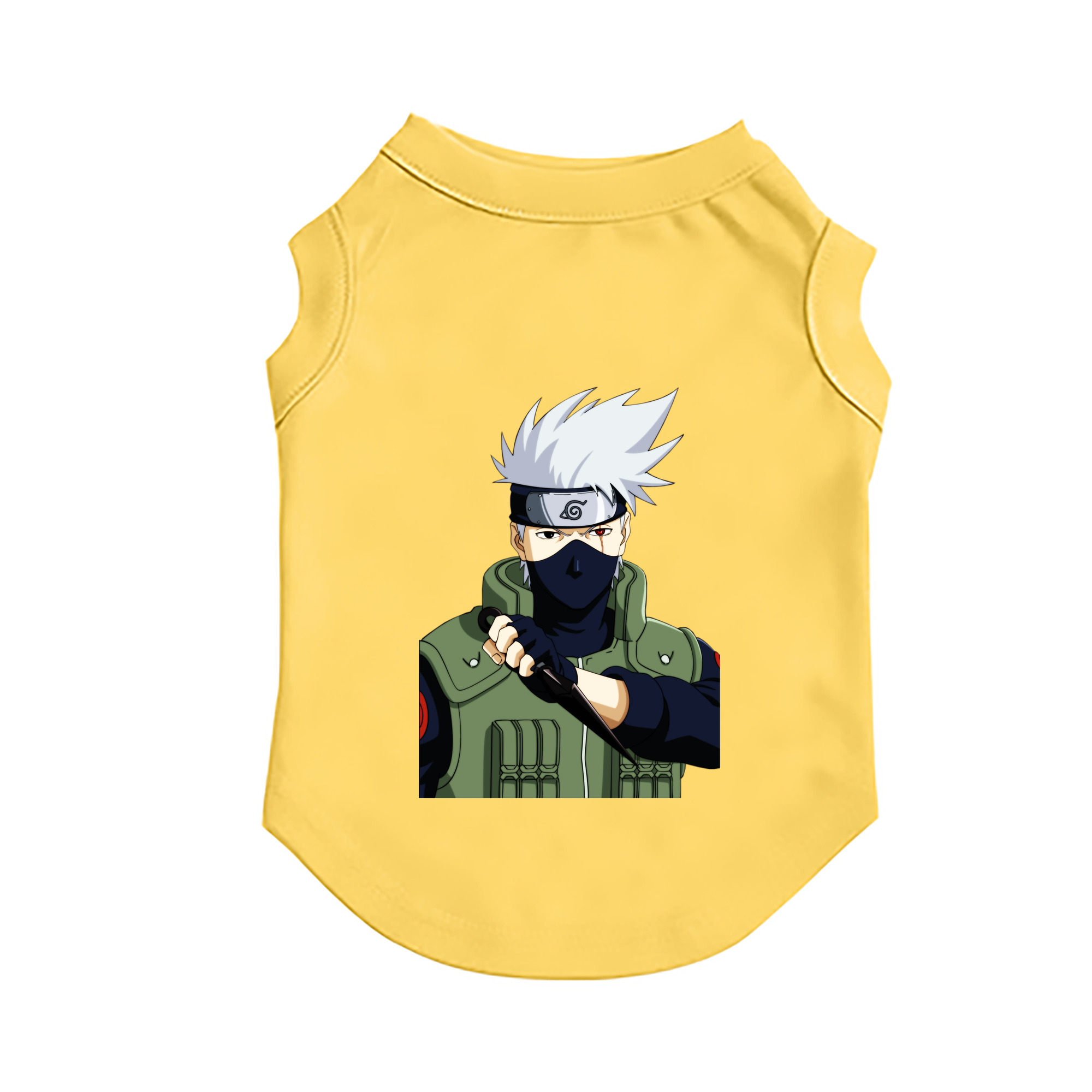 （画像用） NARUTO -ナルト- はたけ カカシ Hatake Kakashi ペット用ベスト