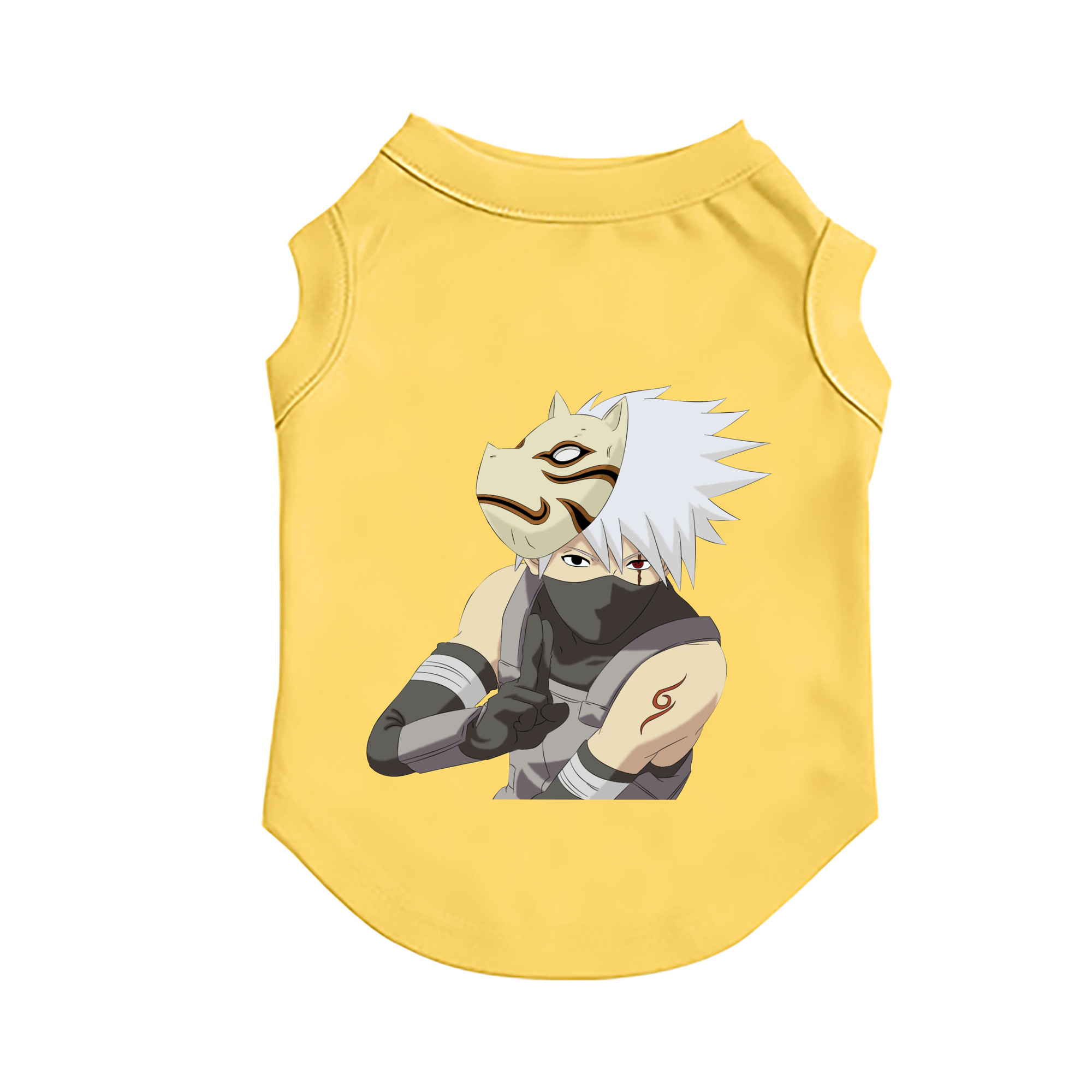 （画像用） NARUTO -ナルト- はたけ カカシ Hatake Kakashi ペット用ベスト