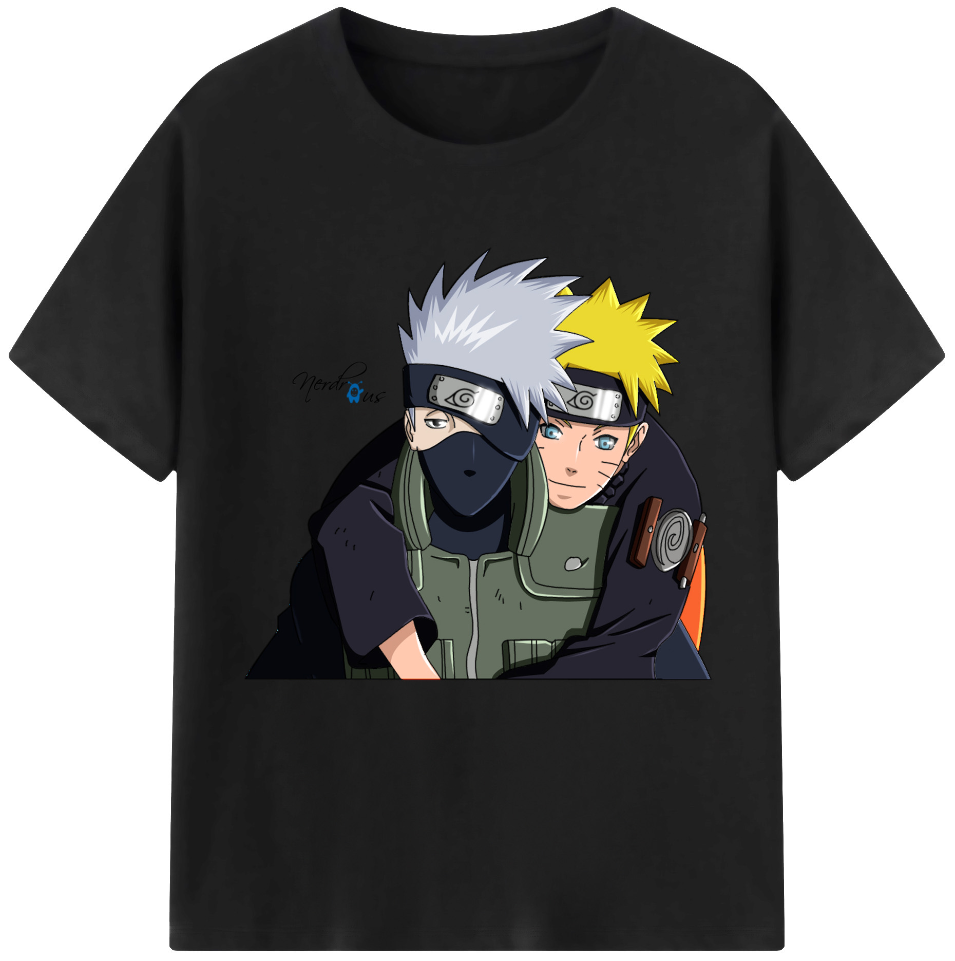 （画像用） NARUTO -ナルト- はたけ カカシ Hatake Kakashi 綿100％半袖Tシャツ（フロントプリント）