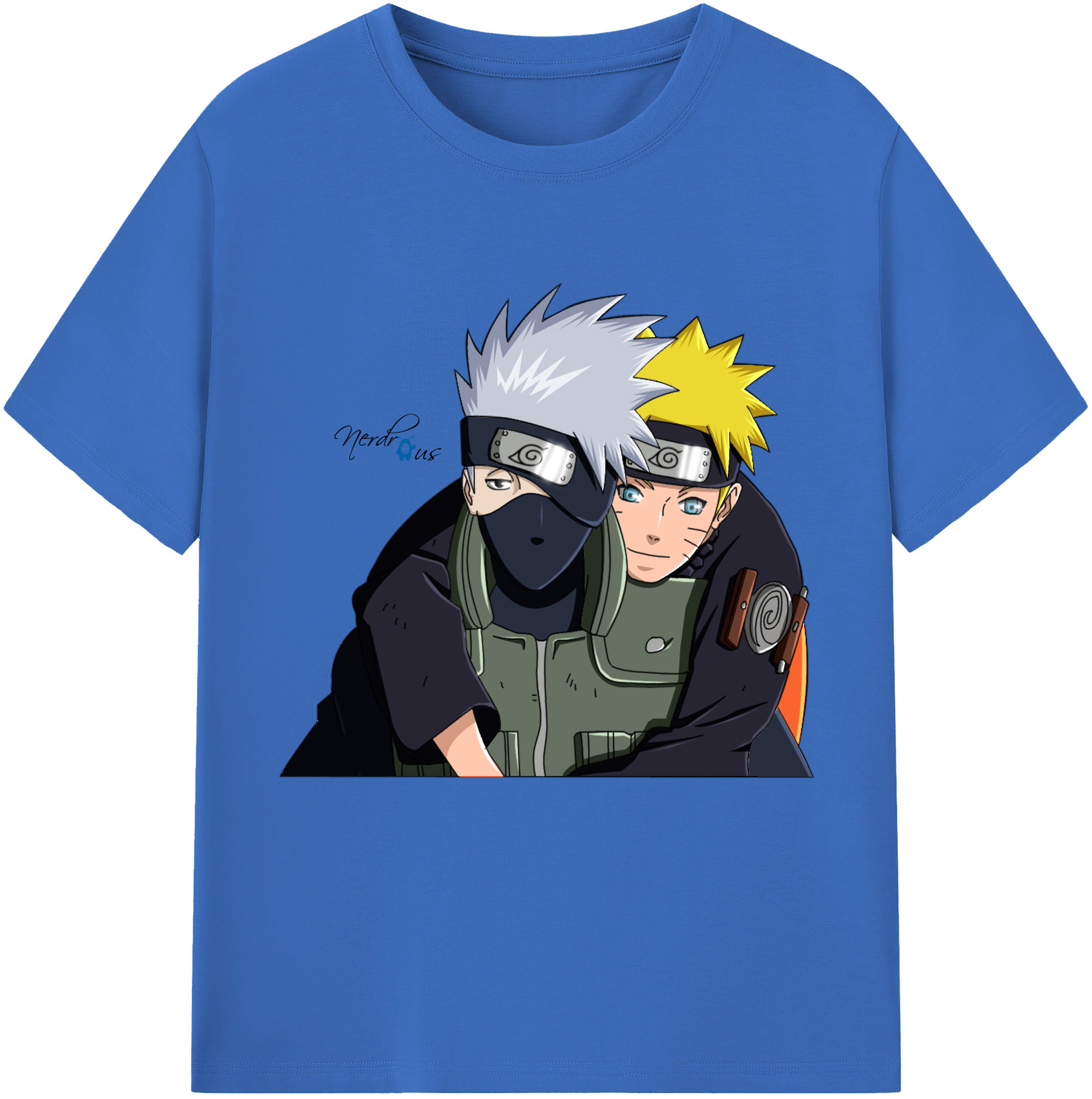 （画像用） NARUTO -ナルト- はたけ カカシ Hatake Kakashi 綿100％半袖Tシャツ（フロントプリント）