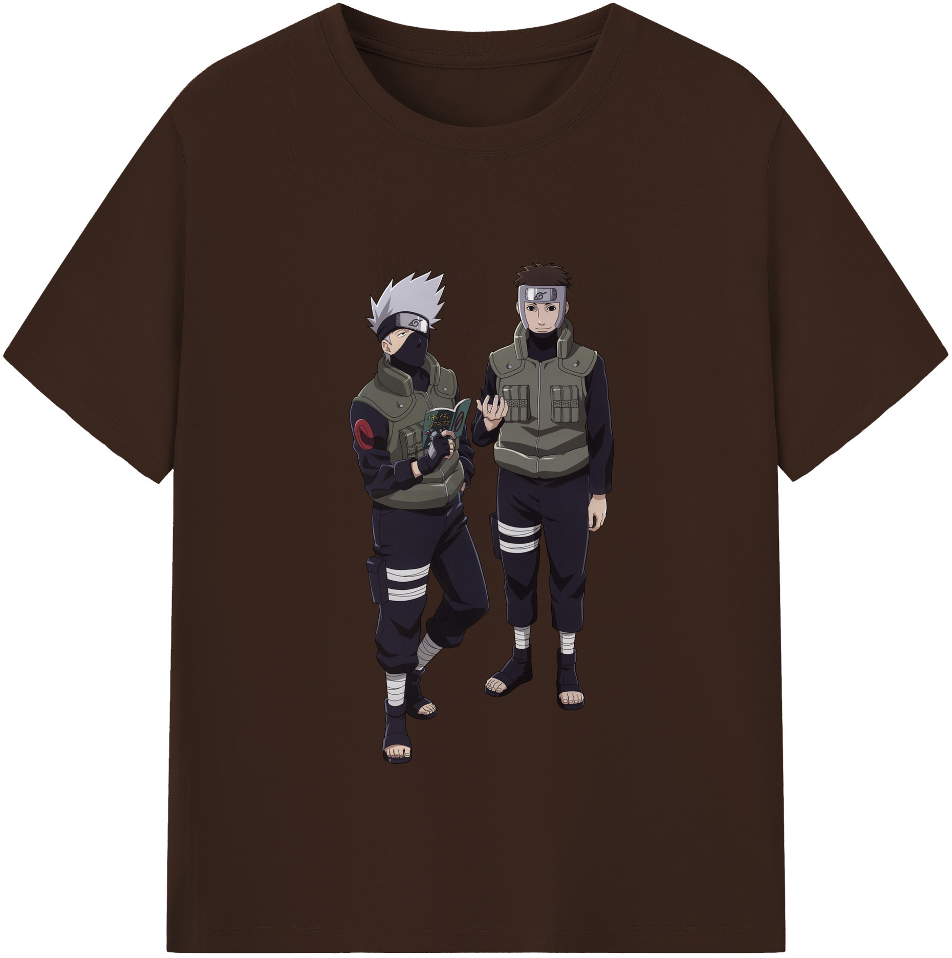 （画像用） NARUTO -ナルト- はたけ カカシ Hatake Kakashi 綿100％半袖Tシャツ（フロントプリント）