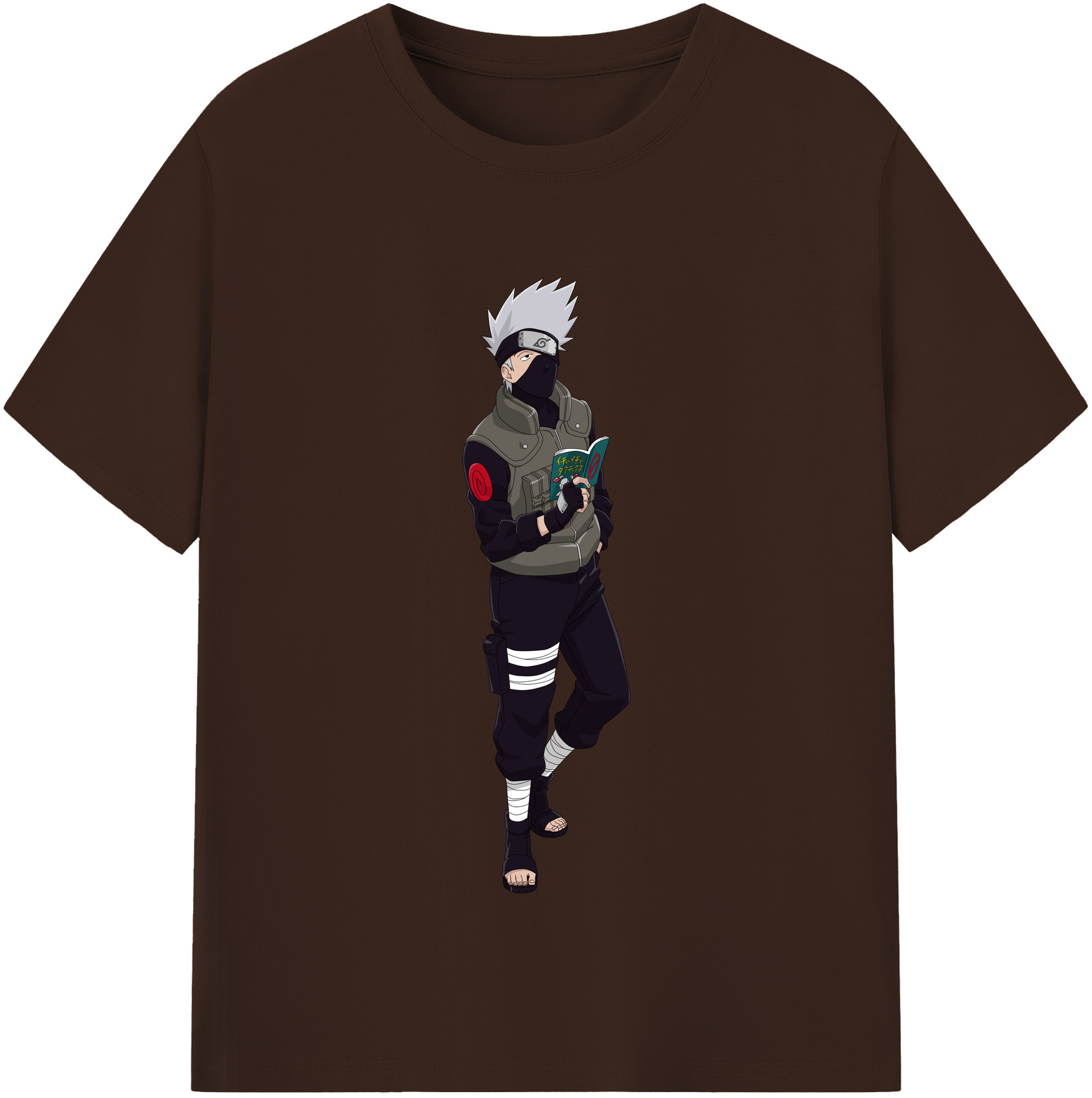 （画像用） NARUTO -ナルト- はたけ カカシ Hatake Kakashi 綿100％半袖Tシャツ（フロントプリント）