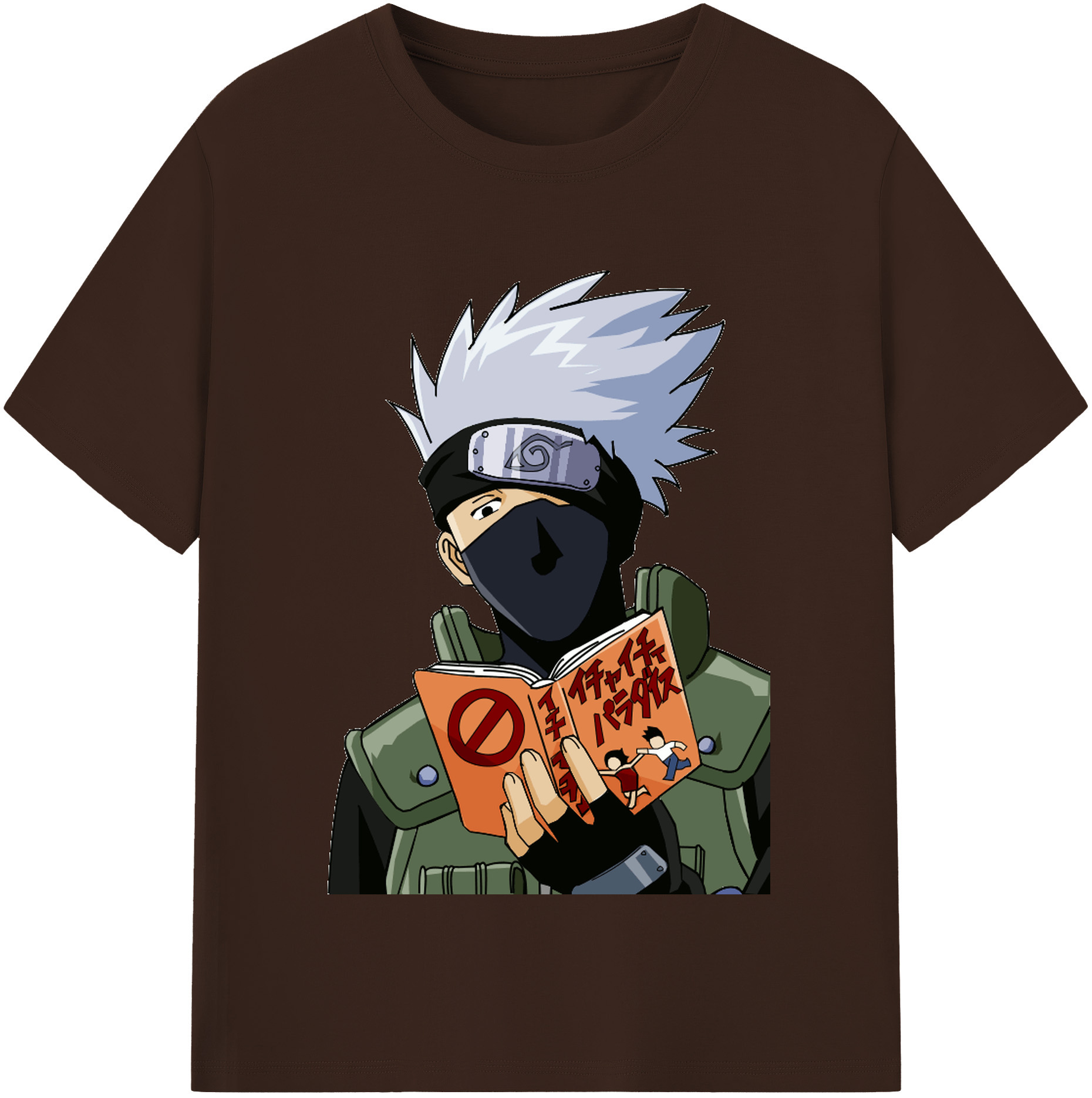 （画像用） NARUTO -ナルト- はたけ カカシ Hatake Kakashi 綿100％半袖Tシャツ（フロントプリント）